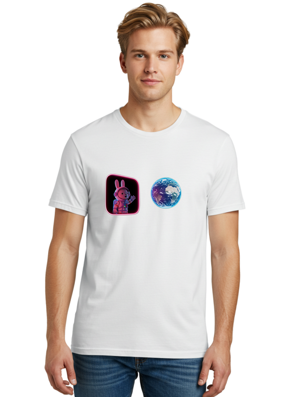 Rabbit-Astronaut-6 Men'S Graphic Tee, 100% Cotton, Comfortable Casual Summer Wear, Machine Washable, Vintage Camera, Old Camera, Antique Camera, Black Camera, Classic Photography, Photography Equipment, Nostalgic Device, Film Camera, Bai274