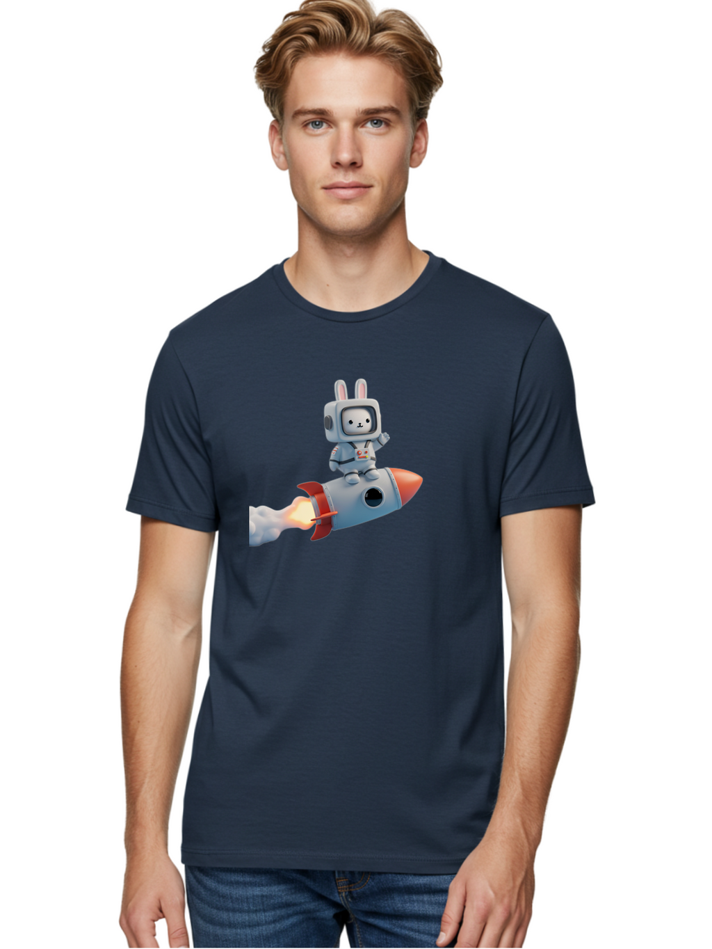 Rabbit-Astronaut-7 Men'S Graphic Tee, 100% Cotton, Comfortable Casual Summer Wear, Machine Washable, Vintage Camera, Old Camera, Antique Camera, Black Camera, Classic Photography, Photography Equipment, Nostalgic Device, Film Camera, Bai275