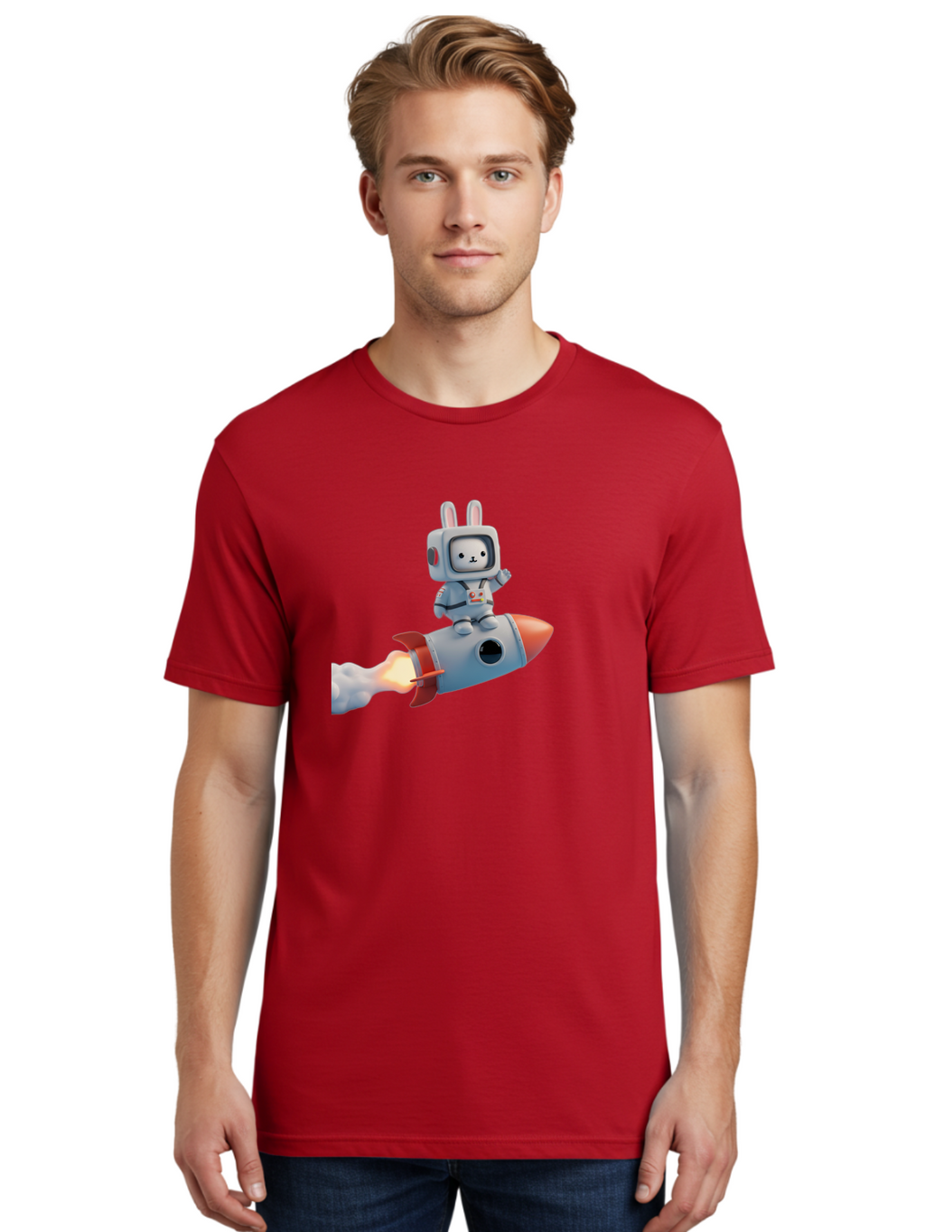 Rabbit-Astronaut-7 Men'S Graphic Tee, 100% Cotton, Comfortable Casual Summer Wear, Machine Washable, Vintage Camera, Old Camera, Antique Camera, Black Camera, Classic Photography, Photography Equipment, Nostalgic Device, Film Camera, Bai275