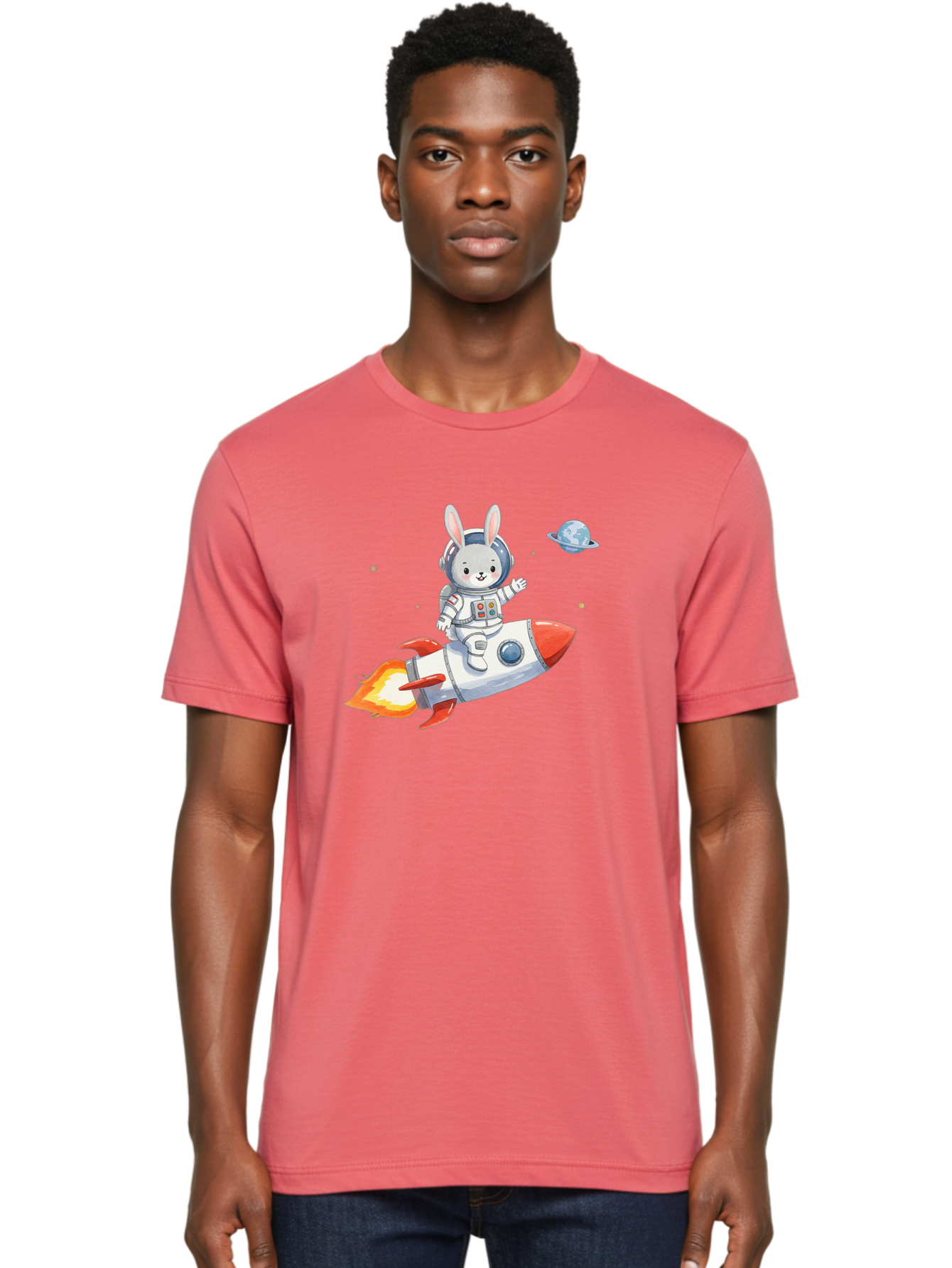 Rabbit-Astronaut-9 Men'S Graphic Tee, 100% Cotton, Comfortable Casual Summer Wear, Machine Washable, Vintage Camera, Old Camera, Antique Camera, Black Camera, Classic Photography, Photography Equipment, Nostalgic Device, Film Camera, Bai277