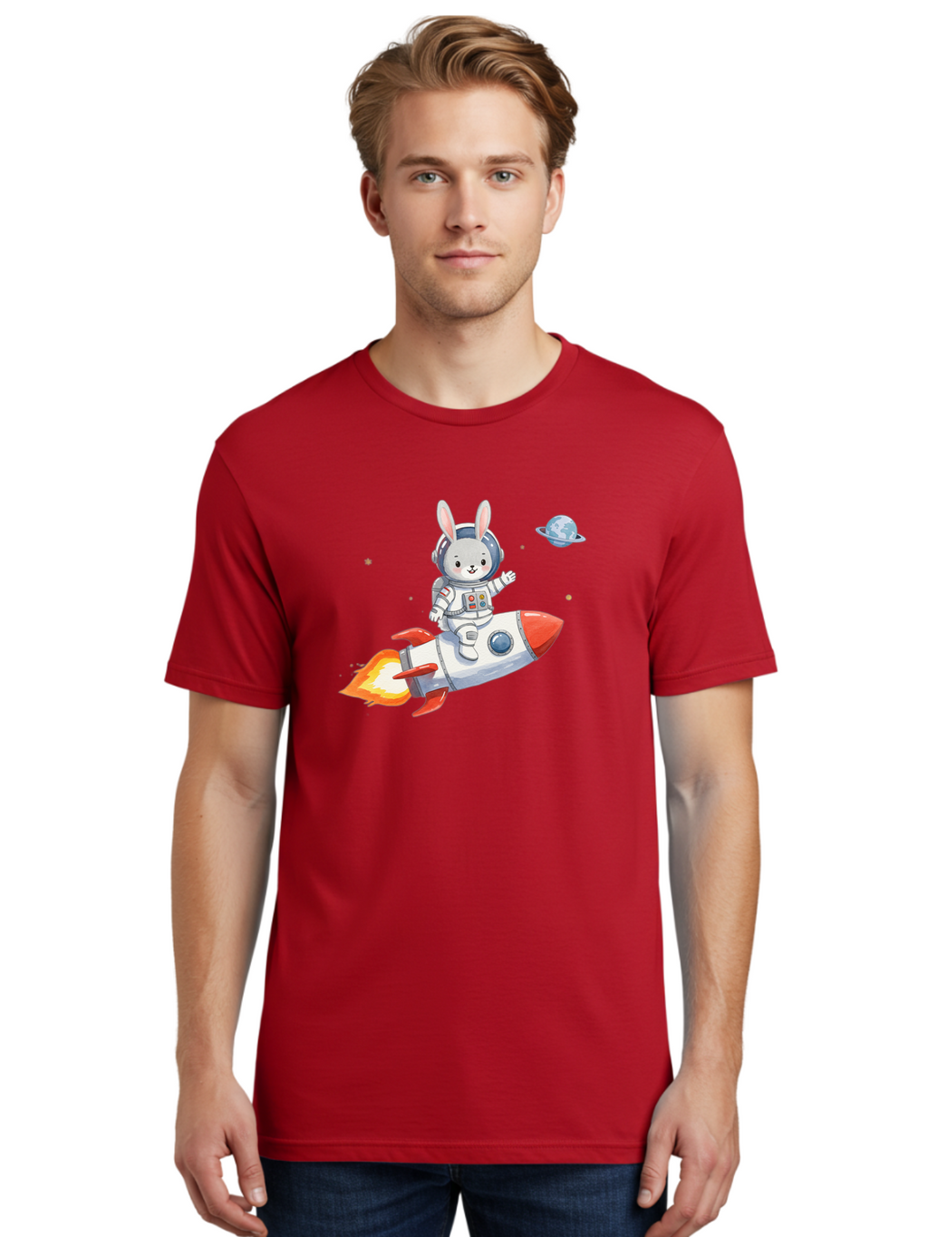 Rabbit-Astronaut-9 Men'S Graphic Tee, 100% Cotton, Comfortable Casual Summer Wear, Machine Washable, Vintage Camera, Old Camera, Antique Camera, Black Camera, Classic Photography, Photography Equipment, Nostalgic Device, Film Camera, Bai277