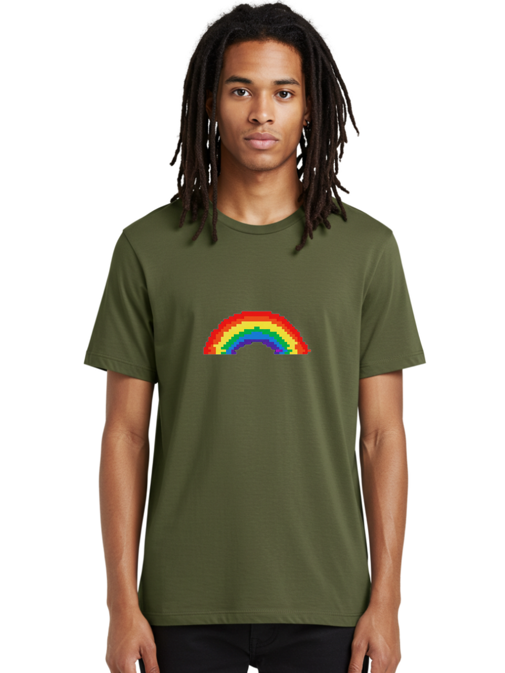 Rainbow-2 Men'S Graphic Tee, 100% Cotton, Comfortable Casual Summer Wear, Machine Washable, Vintage Camera, Old Camera, Antique Camera, Black Camera, Classic Photography, Photography Equipment, Nostalgic Device, Film Camera, Camera Art Bai282