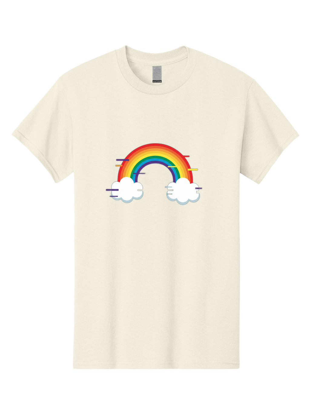 Rainbow-And-Clouds Men'S Graphic Tee, 100% Cotton, Comfortable Casual Summer Wear, Machine Washable, Vintage Camera, Old Camera, Antique Camera, Black Camera, Classic Photography, Photography Equipment, Nostalgic Device, Film Camera, Bai284