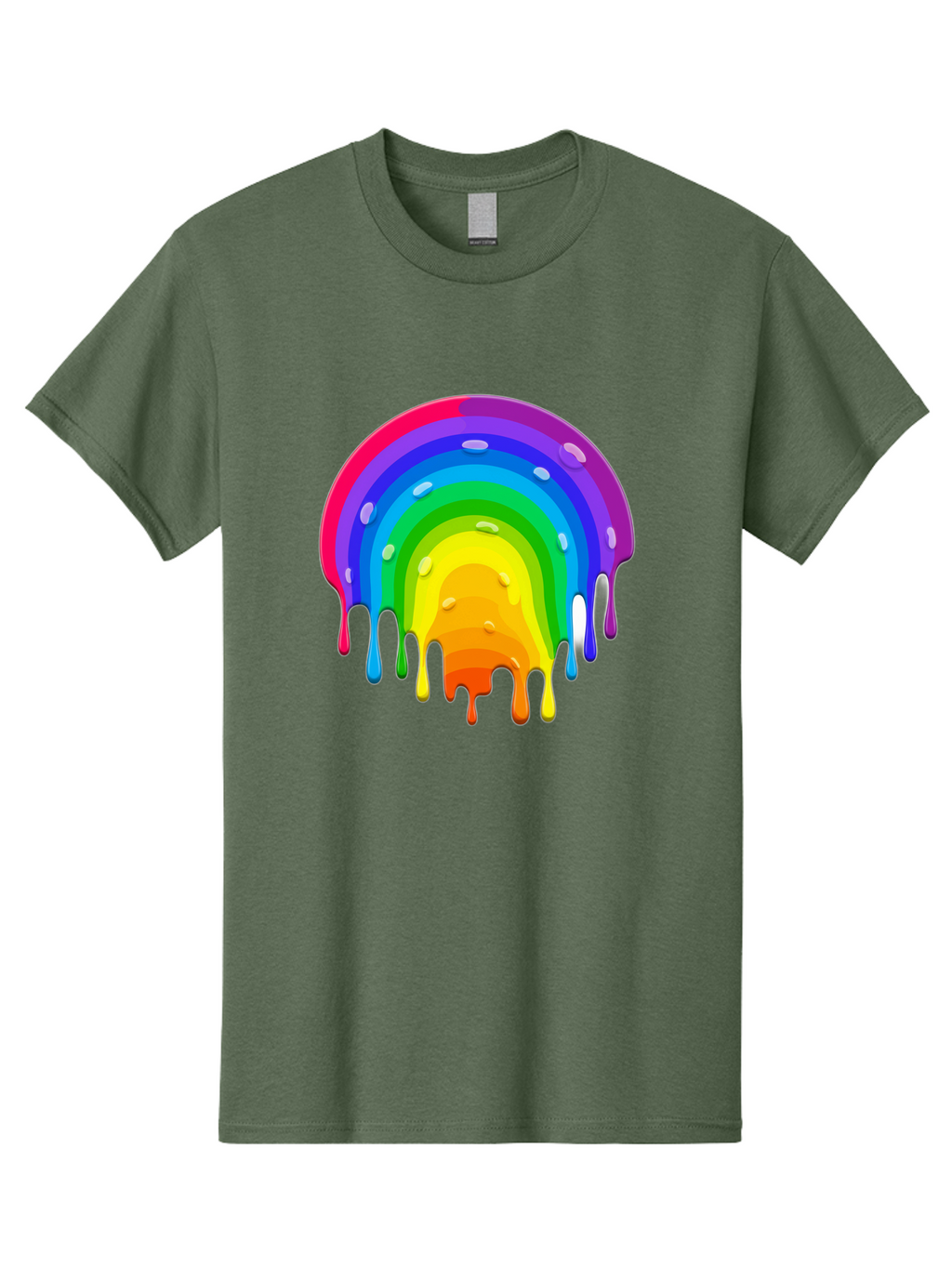 Rainbow-Dripping Men'S Graphic Tee, 100% Cotton, Comfortable Casual Summer Wear, Machine Washable, Vintage Camera, Old Camera, Antique Camera, Black Camera, Classic Photography, Photography Equipment, Nostalgic Device, Film Camera, Camera Art Bai292