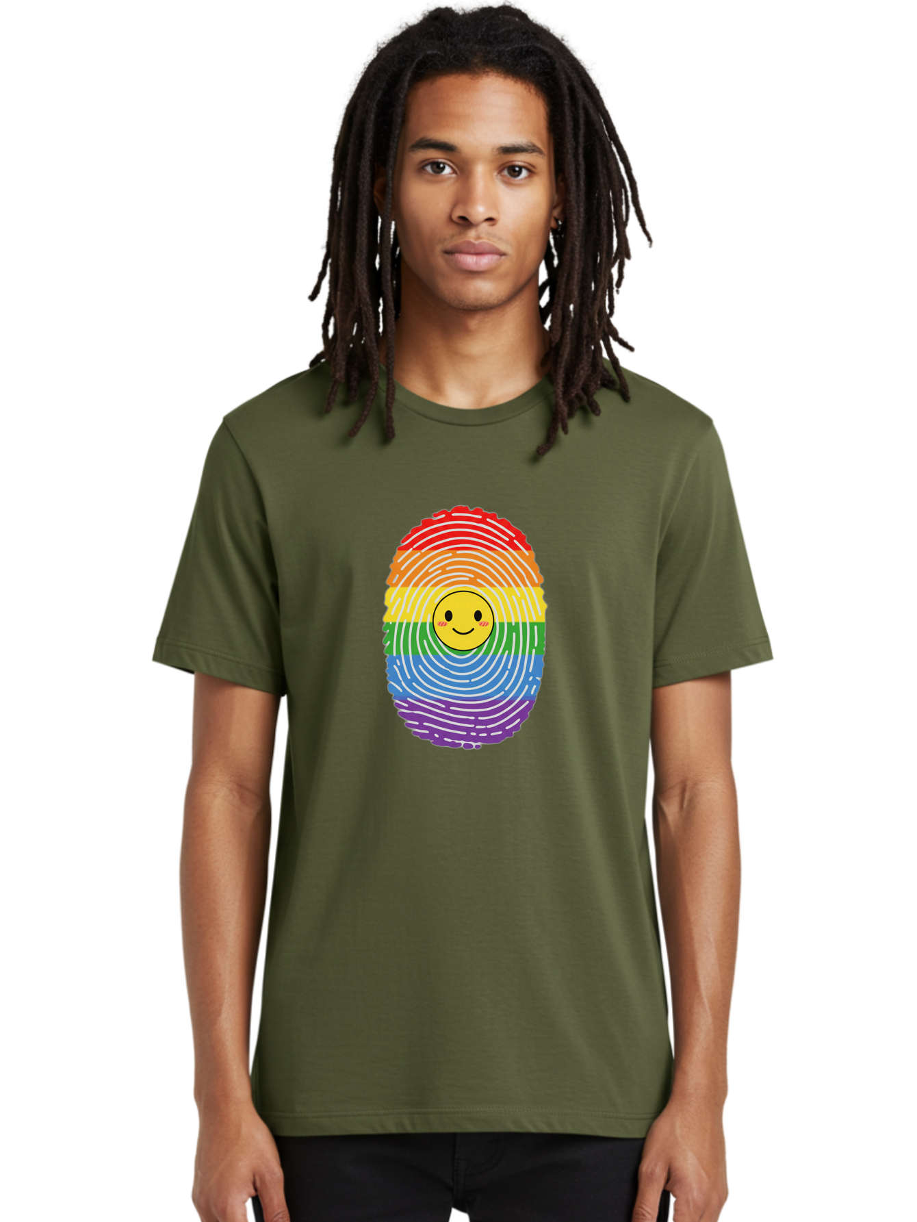 Rainbow-Fingerprint-Smiley Men'S Graphic Tee, 100% Cotton, Comfortable Casual Summer Wear, Machine Washable, Vintage Camera, Old Camera, Antique Camera, Black Camera, Classic Photography, Photography Equipment, Nostalgic Device, Film Camera, Bai293
