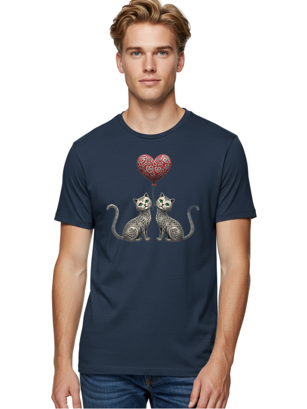 Red-Heart-Cats Men'S Graphic Tee, 100% Cotton, Comfortable Casual Summer Wear, Machine Washable, Vintage Camera, Old Camera, Antique Camera, Black Camera, Classic Photography, Photography Equipment, Nostalgic Device, Film Camera, Camera Art Bai301