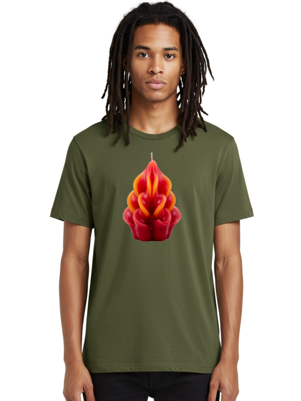 Red-Tulip-Candle Men'S Graphic Tee, 100% Cotton, Comfortable Casual Summer Wear, Machine Washable, Vintage Camera, Old Camera, Antique Camera, Black Camera, Classic Photography, Photography Equipment, Nostalgic Device, Film Camera, Camera Art Bai302