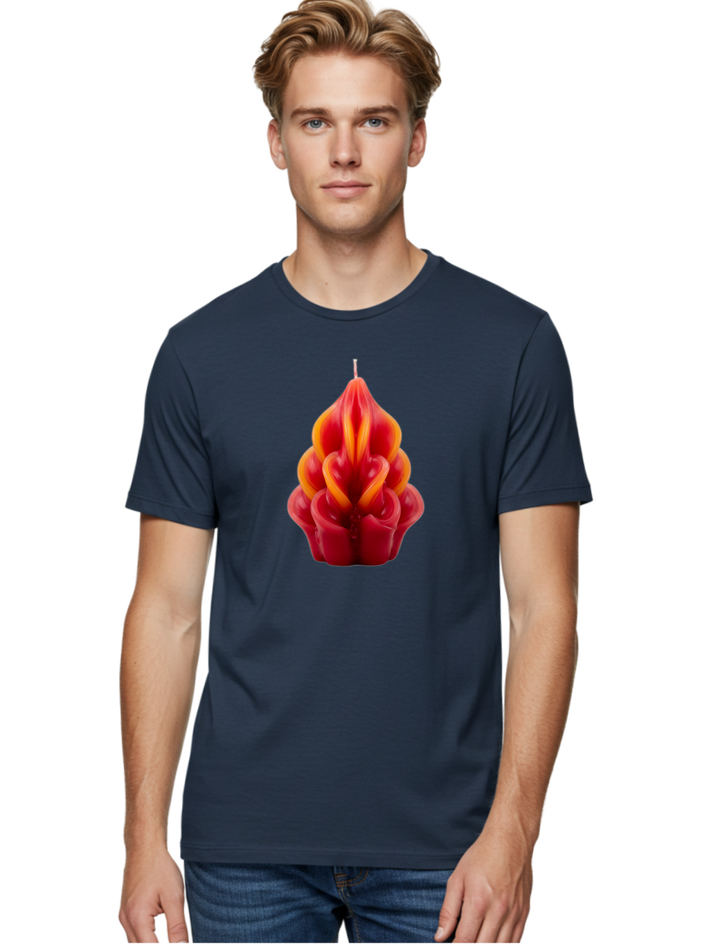 Red-Tulip-Candle Men'S Graphic Tee, 100% Cotton, Comfortable Casual Summer Wear, Machine Washable, Vintage Camera, Old Camera, Antique Camera, Black Camera, Classic Photography, Photography Equipment, Nostalgic Device, Film Camera, Camera Art Bai302