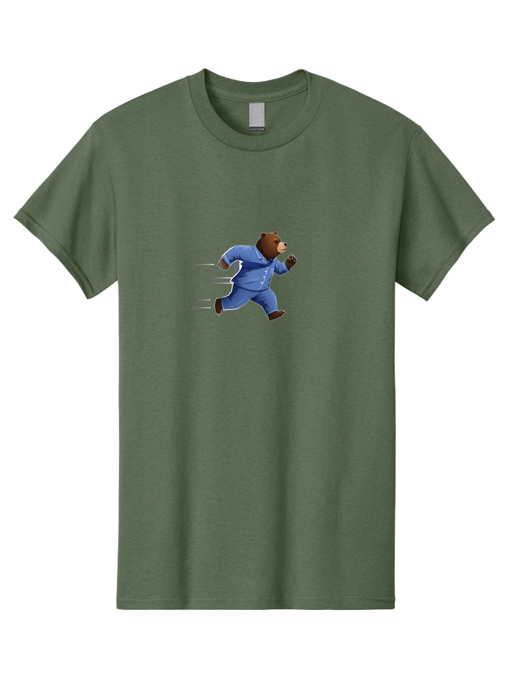 Running-Bear-3 Men'S Graphic Tee, 100% Cotton, Comfortable Casual Summer Wear, Machine Washable, Vintage Camera, Old Camera, Antique Camera, Black Camera, Classic Photography, Photography Equipment, Nostalgic Device, Film Camera, Camera Art Bai307