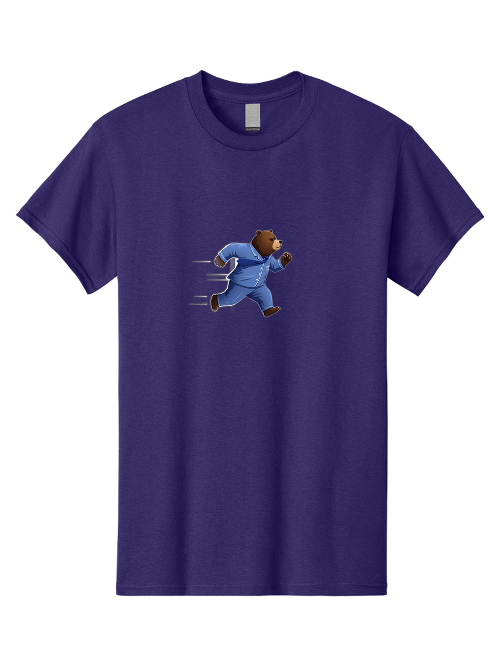 Running-Bear-3 Men'S Graphic Tee, 100% Cotton, Comfortable Casual Summer Wear, Machine Washable, Vintage Camera, Old Camera, Antique Camera, Black Camera, Classic Photography, Photography Equipment, Nostalgic Device, Film Camera, Camera Art Bai307