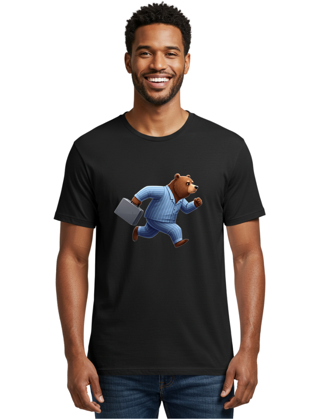 Running-Bear Men'S Graphic Tee, 100% Cotton, Comfortable Casual Summer Wear, Machine Washable, Vintage Camera, Old Camera, Antique Camera, Black Camera, Classic Photography, Photography Equipment, Nostalgic Device, Film Camera, Camera Art Bai310