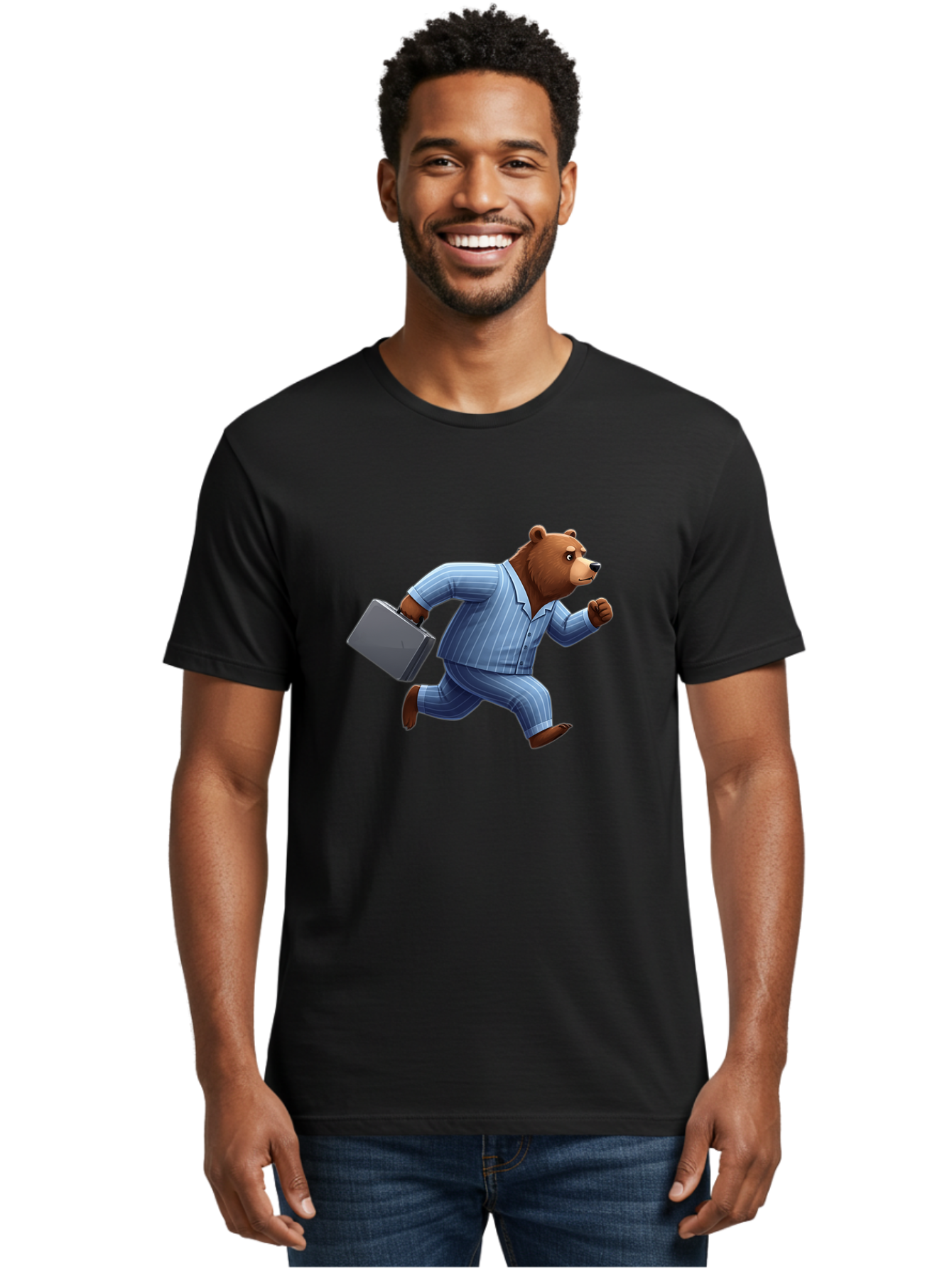 Running-Bear Men'S Graphic Tee, 100% Cotton, Comfortable Casual Summer Wear, Machine Washable, Vintage Camera, Old Camera, Antique Camera, Black Camera, Classic Photography, Photography Equipment, Nostalgic Device, Film Camera, Camera Art Bai310