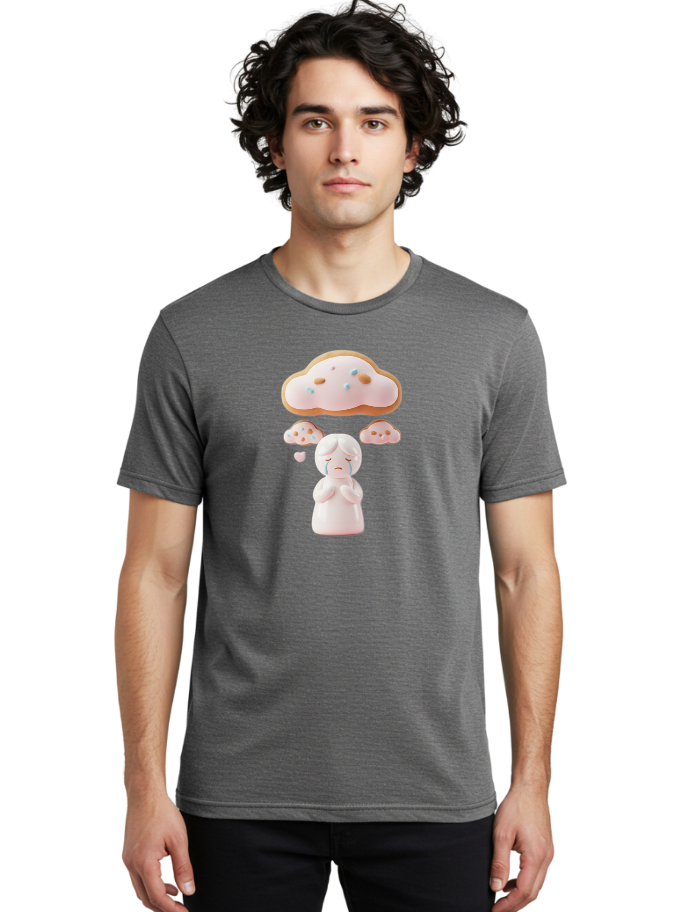 Sad-Girl-With-Cookies Men'S Graphic Tee, 100% Cotton, Comfortable Casual Summer Wear, Machine Washable, Vintage Camera, Old Camera, Antique Camera, Black Camera, Classic Photography, Photography Equipment, Nostalgic Device, Film Camera, Bai316