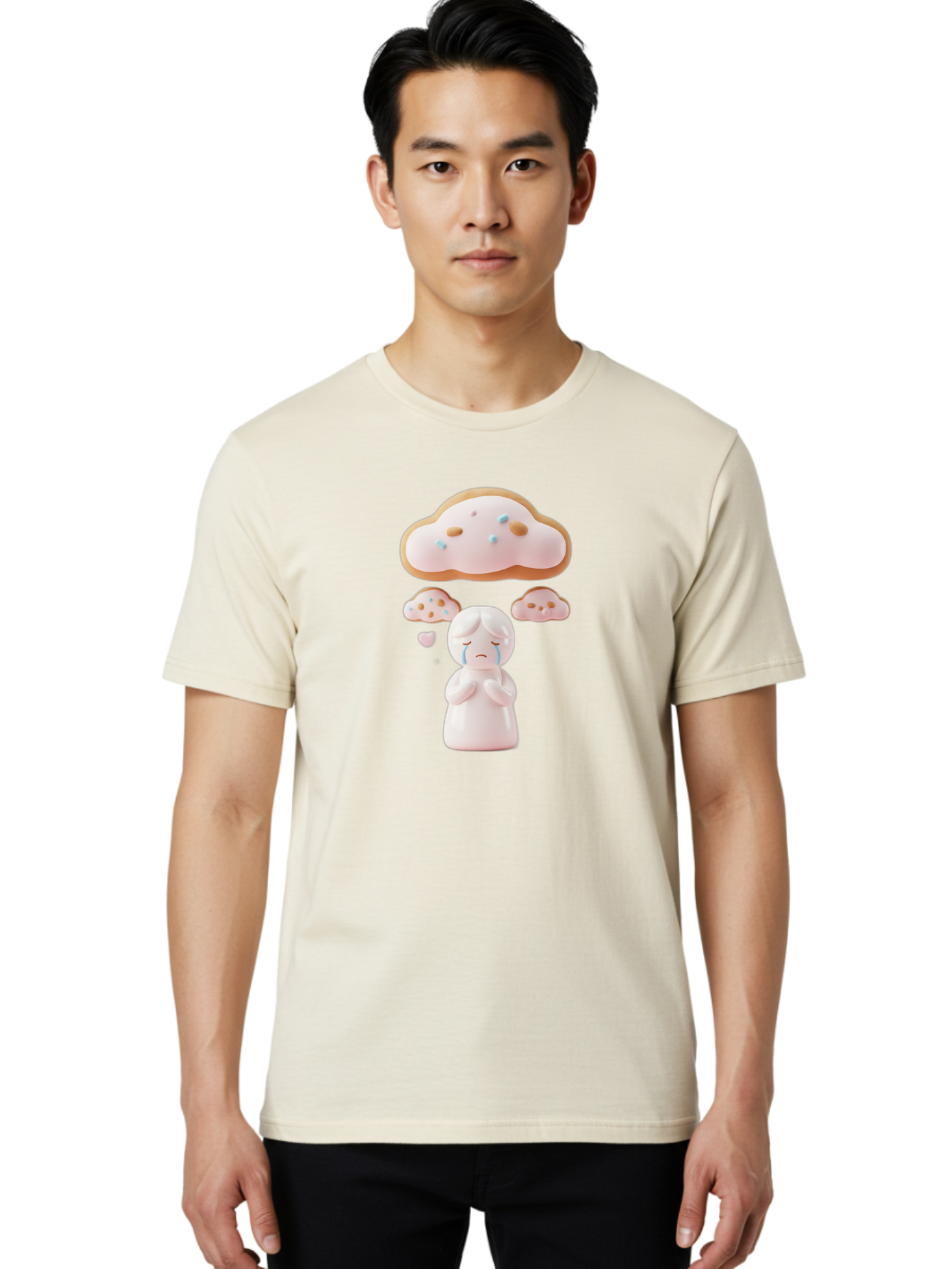 Sad-Girl-With-Cookies Men'S Graphic Tee, 100% Cotton, Comfortable Casual Summer Wear, Machine Washable, Vintage Camera, Old Camera, Antique Camera, Black Camera, Classic Photography, Photography Equipment, Nostalgic Device, Film Camera, Bai316
