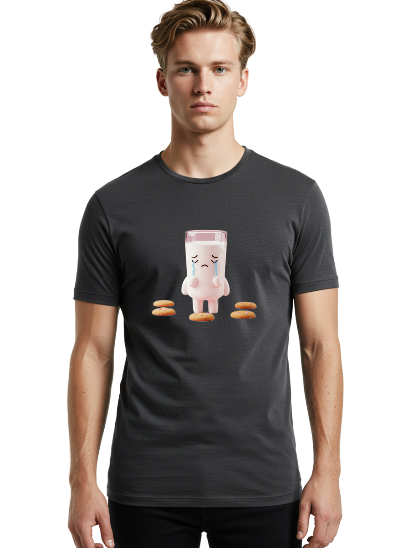 Sad-Glass-Of-Milk Men'S Graphic Tee, 100% Cotton, Comfortable Casual Summer Wear, Machine Washable, Vintage Camera, Old Camera, Antique Camera, Black Camera, Classic Photography, Photography Equipment, Nostalgic Device, Film Camera, Camera Art Bai317