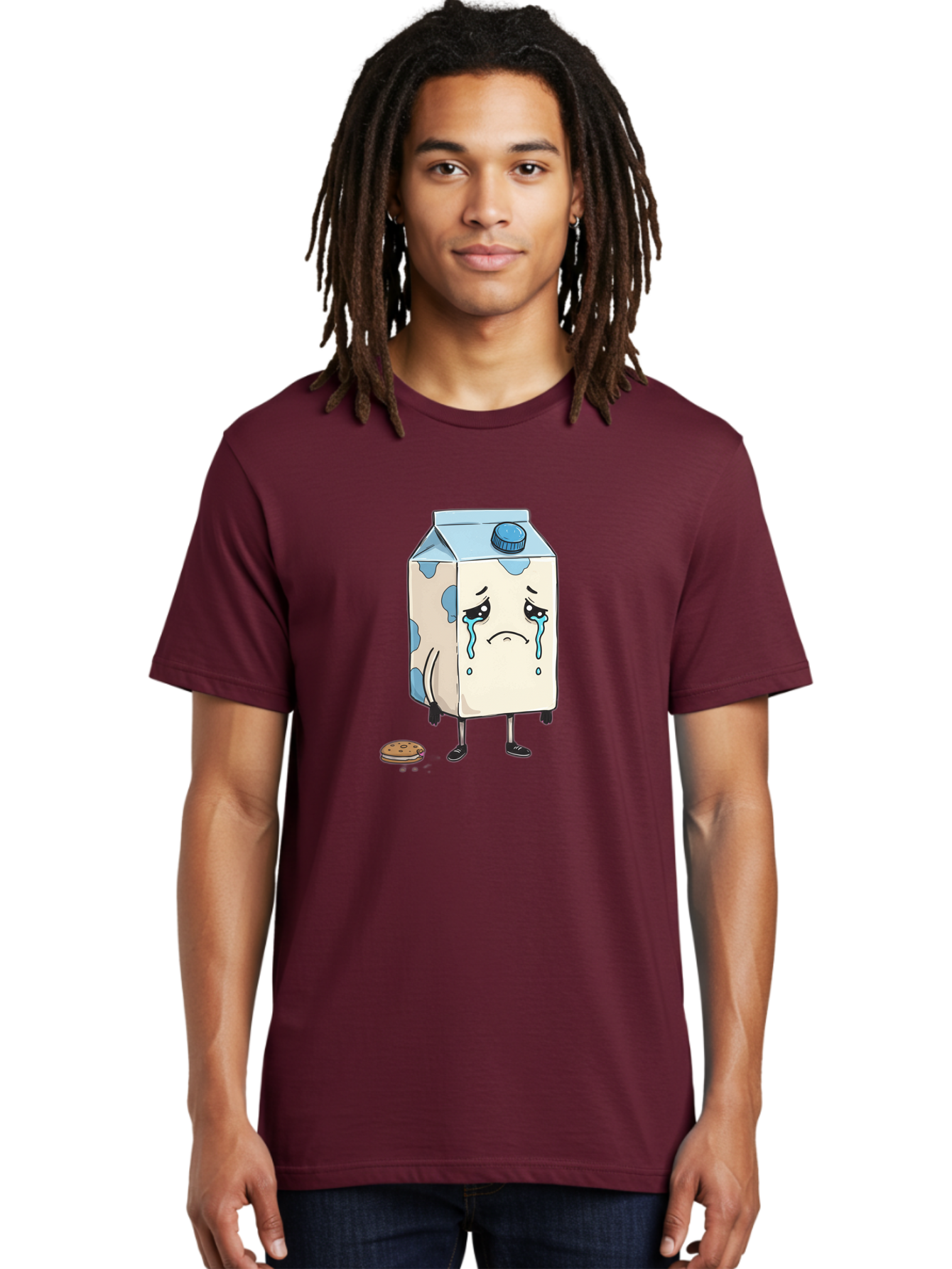 Sad-Milk-2 Men'S Graphic Tee, 100% Cotton, Comfortable Casual Summer Wear, Machine Washable, Vintage Camera, Old Camera, Antique Camera, Black Camera, Classic Photography, Photography Equipment, Nostalgic Device, Film Camera, Camera Art Bai319