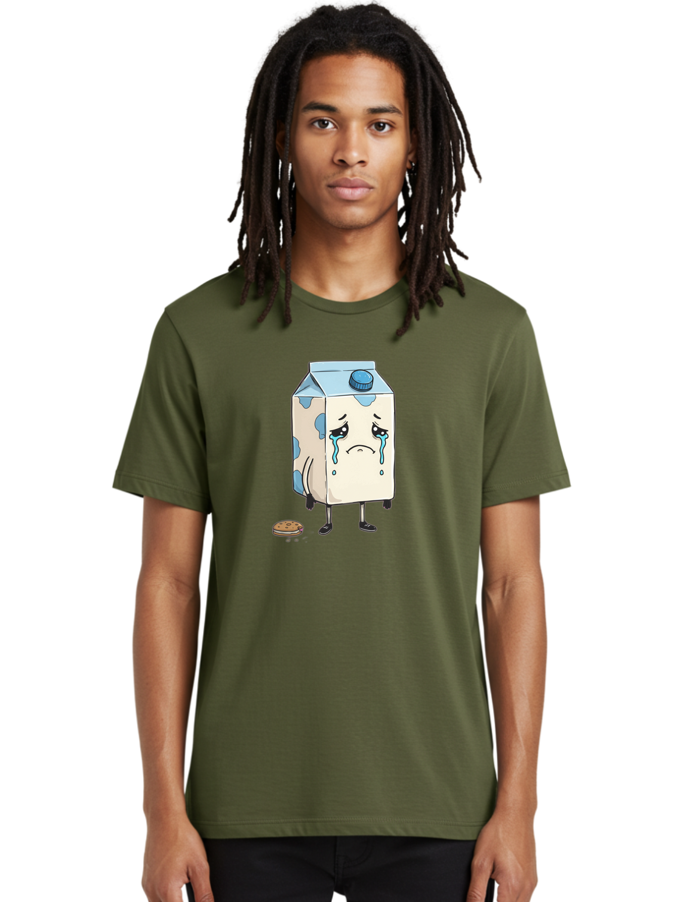 Sad-Milk-2 Men'S Graphic Tee, 100% Cotton, Comfortable Casual Summer Wear, Machine Washable, Vintage Camera, Old Camera, Antique Camera, Black Camera, Classic Photography, Photography Equipment, Nostalgic Device, Film Camera, Camera Art Bai319