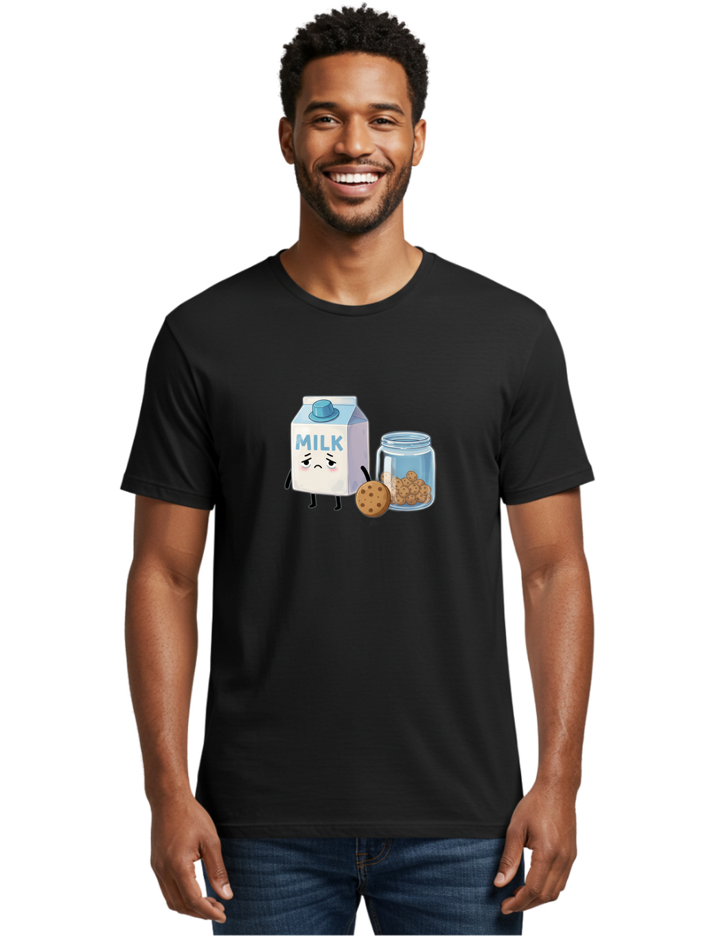 Sad-Milk-3 Men'S Graphic Tee, 100% Cotton, Comfortable Casual Summer Wear, Machine Washable, Vintage Camera, Old Camera, Antique Camera, Black Camera, Classic Photography, Photography Equipment, Nostalgic Device, Film Camera, Camera Art Bai320