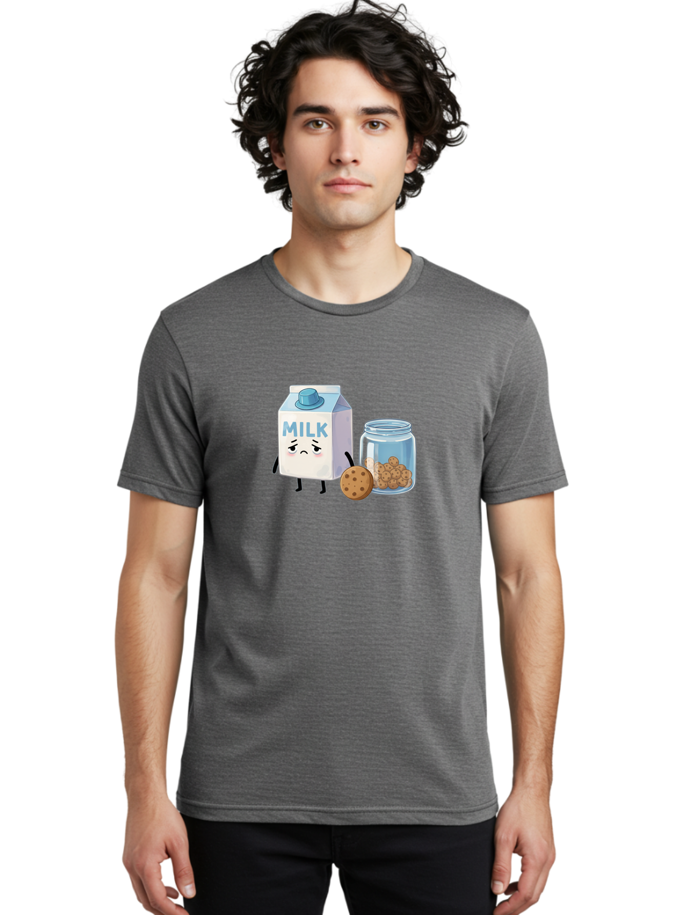 Sad-Milk-3 Men'S Graphic Tee, 100% Cotton, Comfortable Casual Summer Wear, Machine Washable, Vintage Camera, Old Camera, Antique Camera, Black Camera, Classic Photography, Photography Equipment, Nostalgic Device, Film Camera, Camera Art Bai320