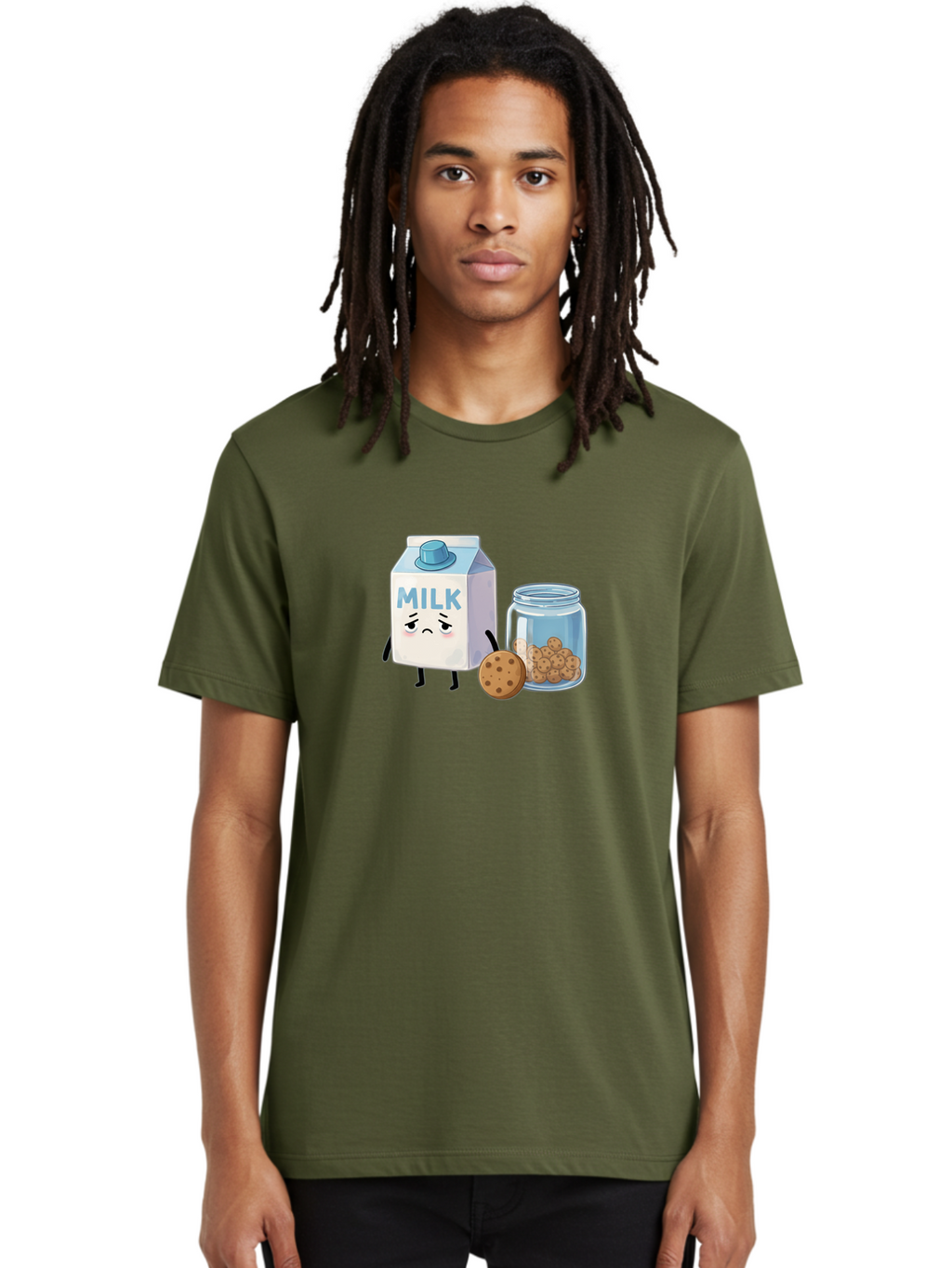Sad-Milk-3 Men'S Graphic Tee, 100% Cotton, Comfortable Casual Summer Wear, Machine Washable, Vintage Camera, Old Camera, Antique Camera, Black Camera, Classic Photography, Photography Equipment, Nostalgic Device, Film Camera, Camera Art Bai320