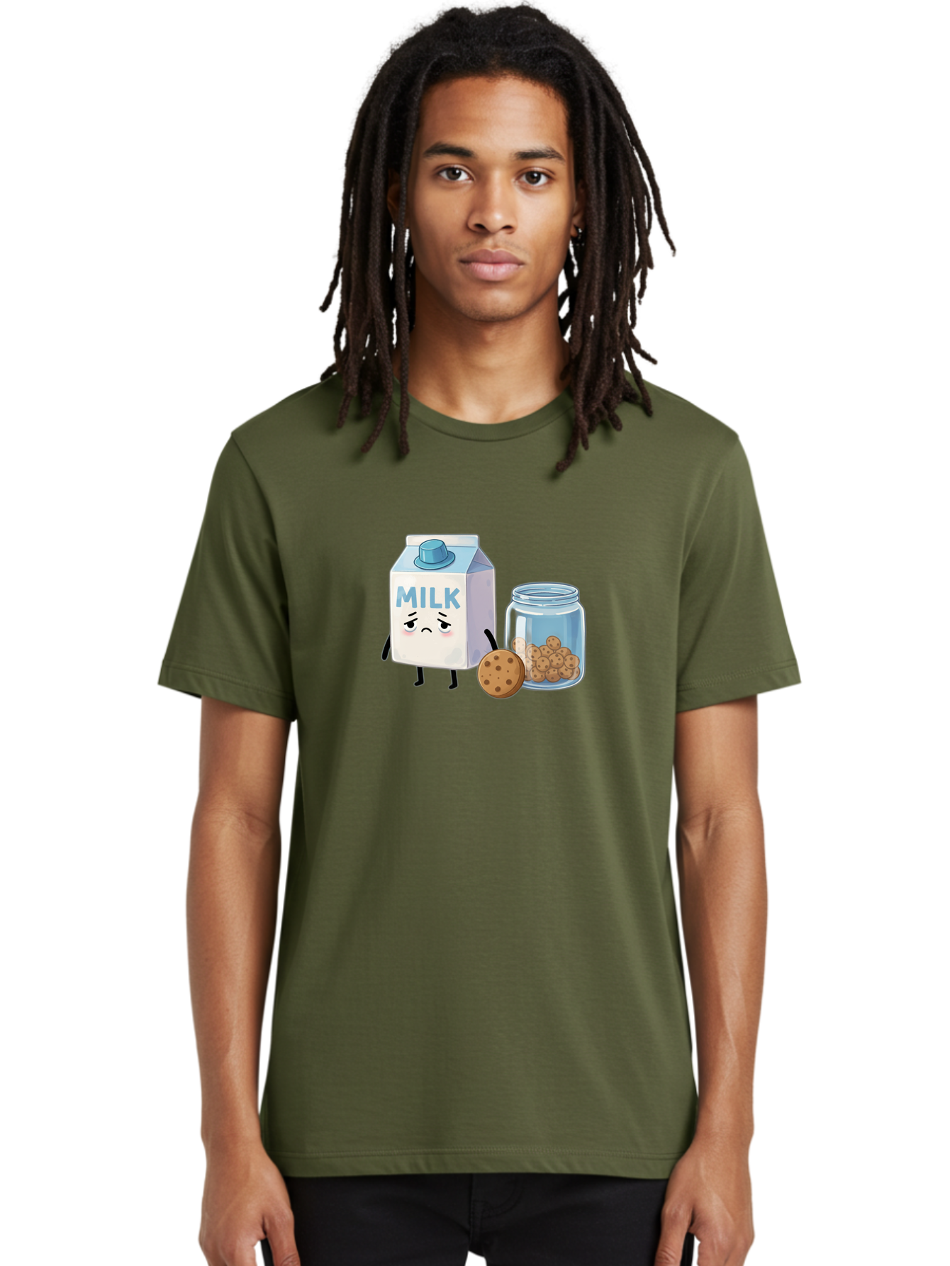 Sad-Milk-3 Men'S Graphic Tee, 100% Cotton, Comfortable Casual Summer Wear, Machine Washable, Vintage Camera, Old Camera, Antique Camera, Black Camera, Classic Photography, Photography Equipment, Nostalgic Device, Film Camera, Camera Art Bai320
