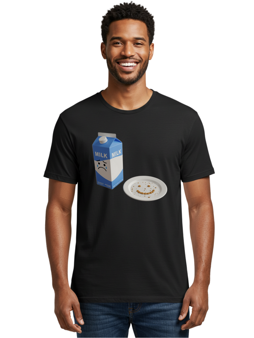 Sad-Milk-4 Men'S Graphic Tee, 100% Cotton, Comfortable Casual Summer Wear, Machine Washable, Vintage Camera, Old Camera, Antique Camera, Black Camera, Classic Photography, Photography Equipment, Nostalgic Device, Film Camera, Camera Art Bai321