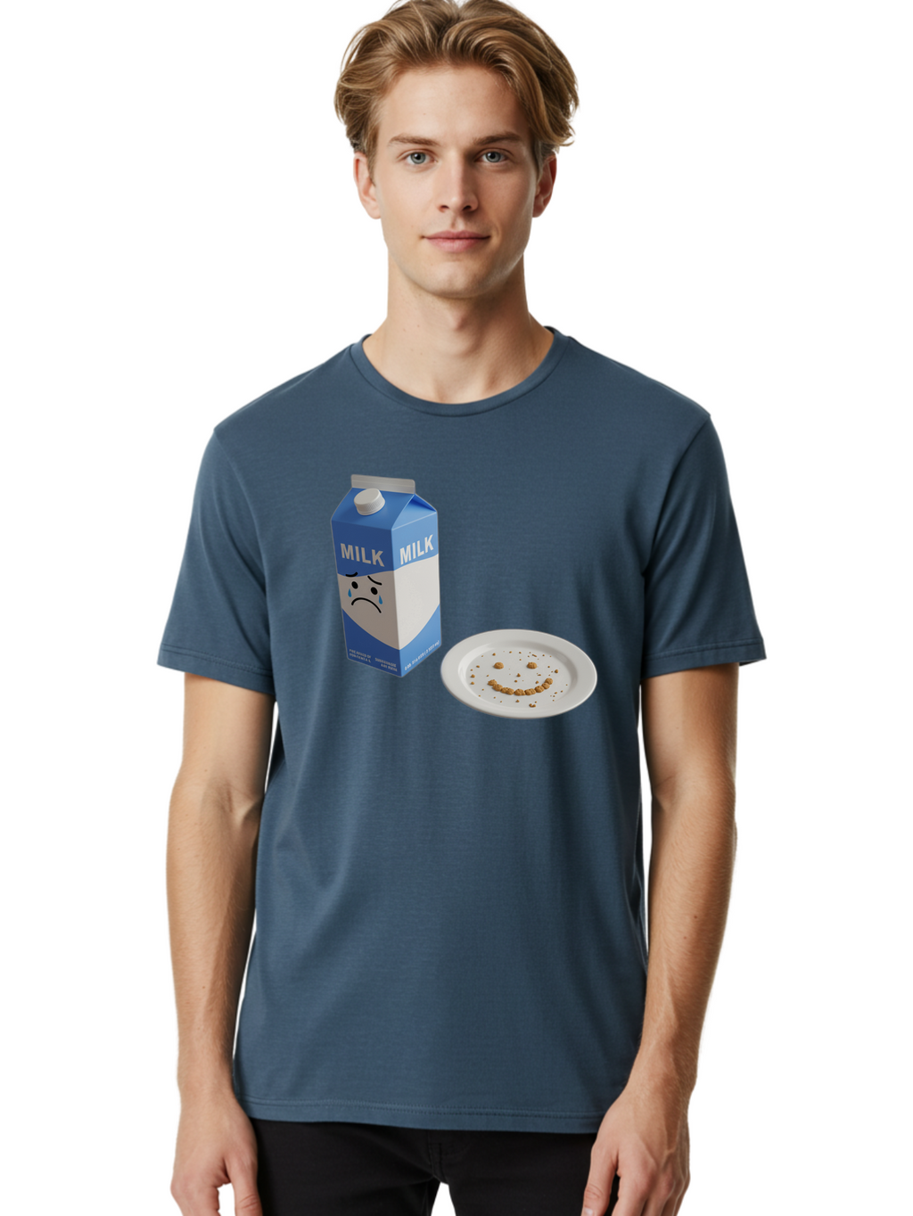 Sad-Milk-4 Men'S Graphic Tee, 100% Cotton, Comfortable Casual Summer Wear, Machine Washable, Vintage Camera, Old Camera, Antique Camera, Black Camera, Classic Photography, Photography Equipment, Nostalgic Device, Film Camera, Camera Art Bai321