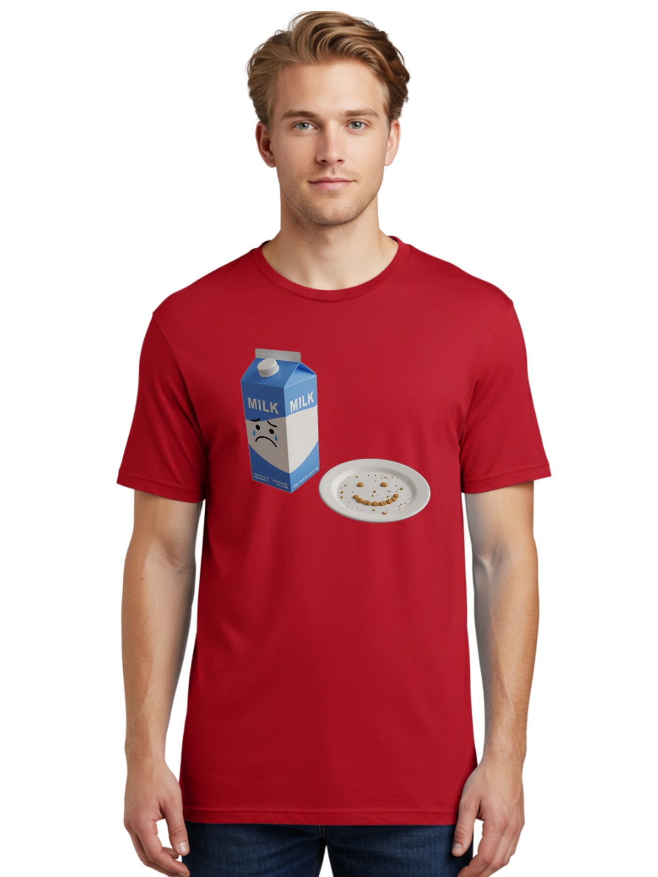 Sad-Milk-4 Men'S Graphic Tee, 100% Cotton, Comfortable Casual Summer Wear, Machine Washable, Vintage Camera, Old Camera, Antique Camera, Black Camera, Classic Photography, Photography Equipment, Nostalgic Device, Film Camera, Camera Art Bai321