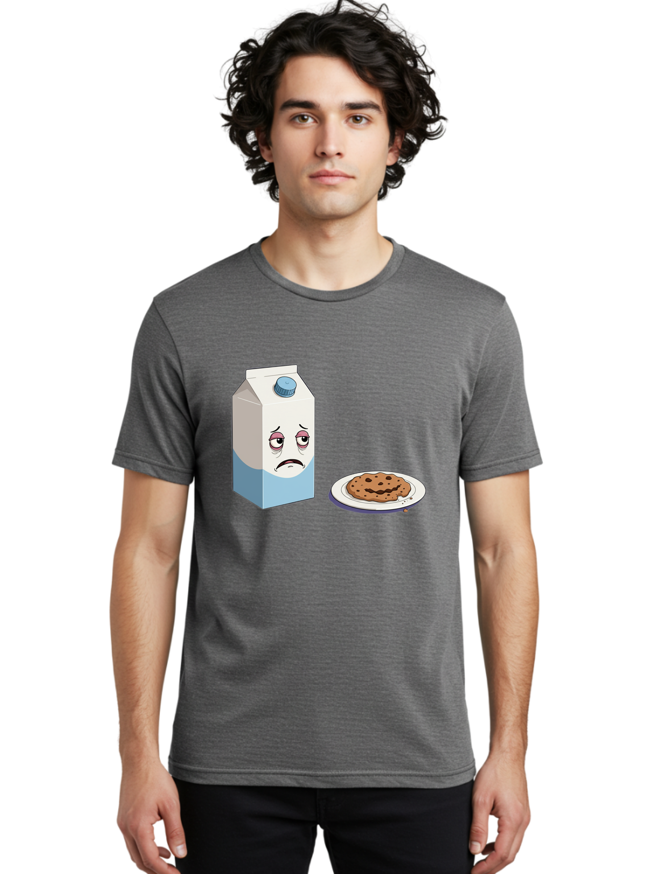 Sad-Milk-5 Men'S Graphic Tee, 100% Cotton, Comfortable Casual Summer Wear, Machine Washable, Vintage Camera, Old Camera, Antique Camera, Black Camera, Classic Photography, Photography Equipment, Nostalgic Device, Film Camera, Camera Art Bai322