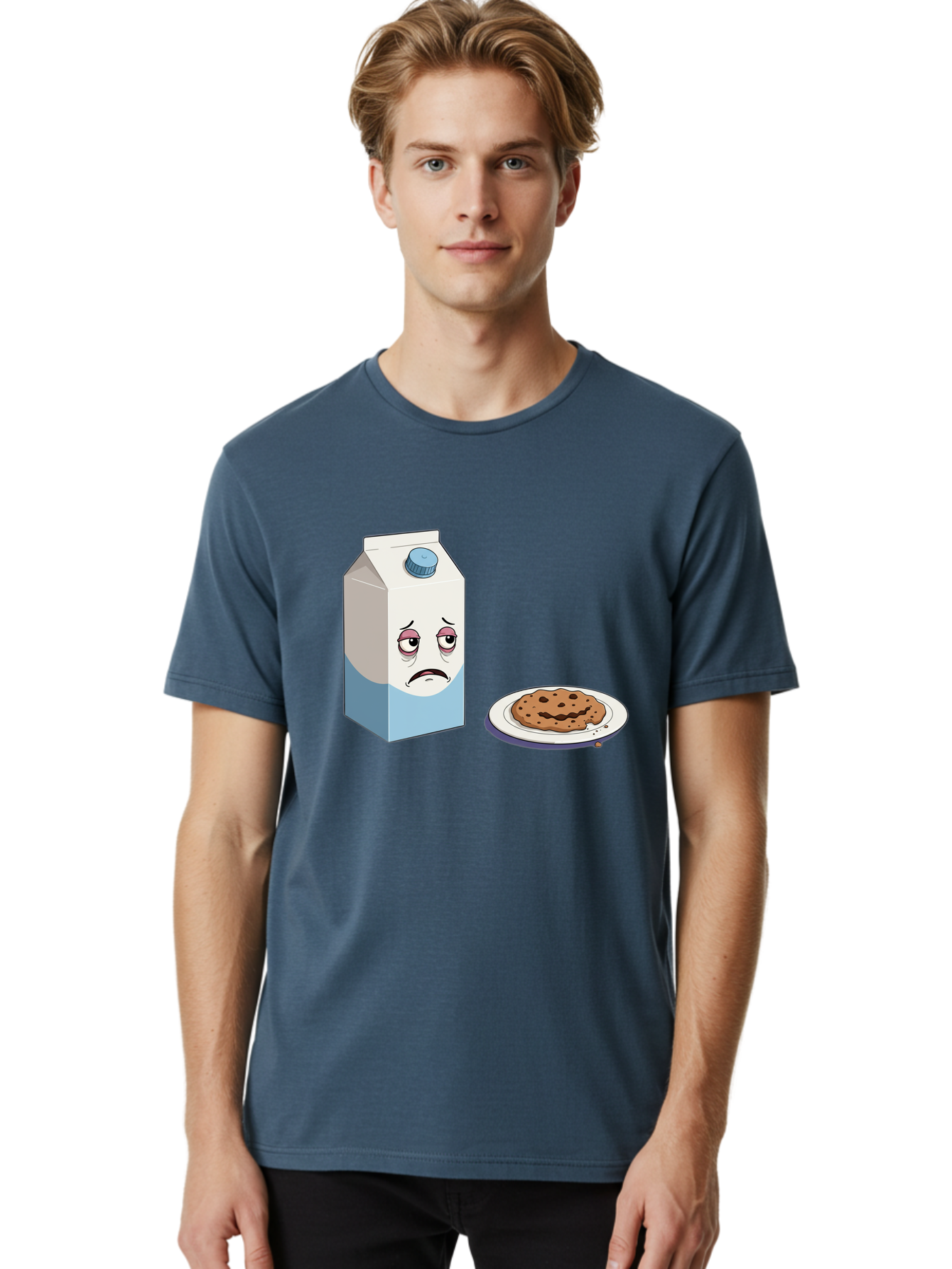 Sad-Milk-5 Men'S Graphic Tee, 100% Cotton, Comfortable Casual Summer Wear, Machine Washable, Vintage Camera, Old Camera, Antique Camera, Black Camera, Classic Photography, Photography Equipment, Nostalgic Device, Film Camera, Camera Art Bai322