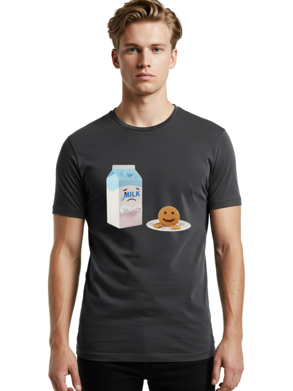 Sad-Milk-6 Men'S Graphic Tee, 100% Cotton, Comfortable Casual Summer Wear, Machine Washable, Vintage Camera, Old Camera, Antique Camera, Black Camera, Classic Photography, Photography Equipment, Nostalgic Device, Film Camera, Camera Art Bai323