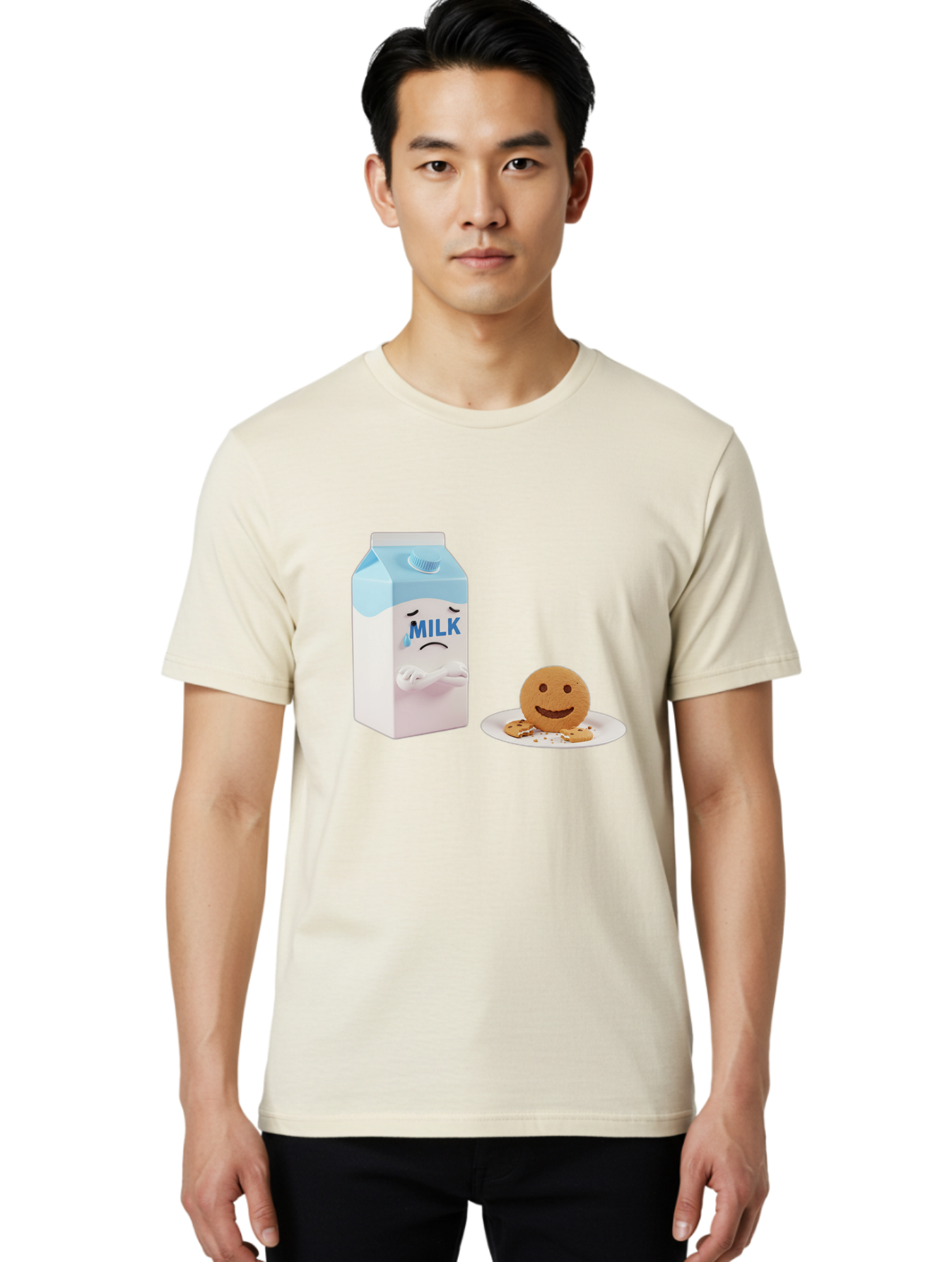Sad-Milk-6 Men'S Graphic Tee, 100% Cotton, Comfortable Casual Summer Wear, Machine Washable, Vintage Camera, Old Camera, Antique Camera, Black Camera, Classic Photography, Photography Equipment, Nostalgic Device, Film Camera, Camera Art Bai323