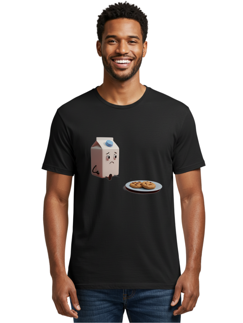 Sad-Milk-7 Men'S Graphic Tee, 100% Cotton, Comfortable Casual Summer Wear, Machine Washable, Vintage Camera, Old Camera, Antique Camera, Black Camera, Classic Photography, Photography Equipment, Nostalgic Device, Film Camera, Camera Art Bai324