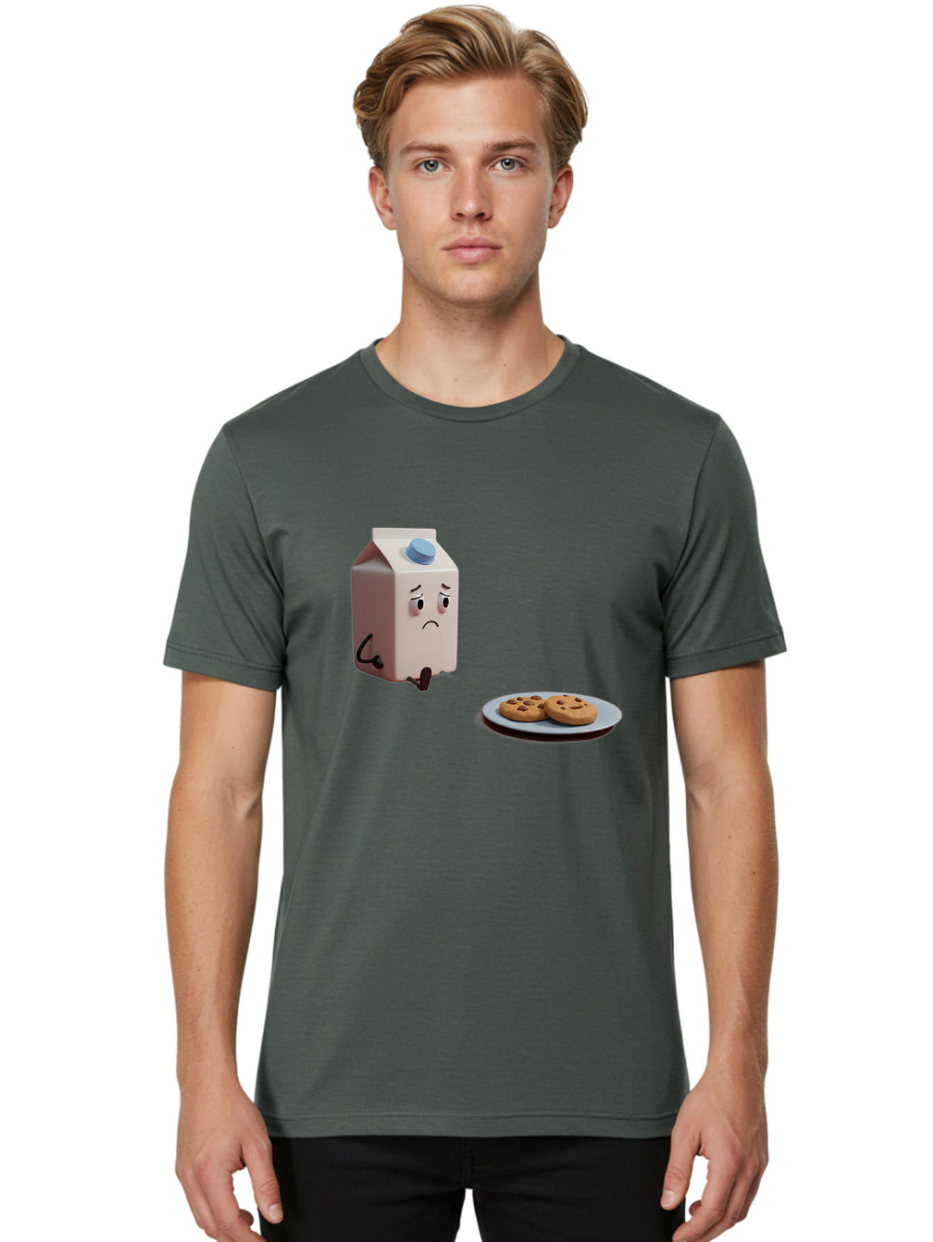 Sad-Milk-7 Men'S Graphic Tee, 100% Cotton, Comfortable Casual Summer Wear, Machine Washable, Vintage Camera, Old Camera, Antique Camera, Black Camera, Classic Photography, Photography Equipment, Nostalgic Device, Film Camera, Camera Art Bai324