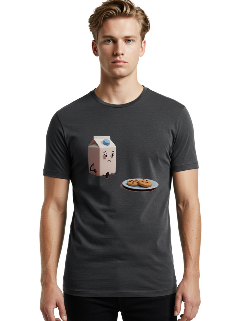 Sad-Milk-7 Men'S Graphic Tee, 100% Cotton, Comfortable Casual Summer Wear, Machine Washable, Vintage Camera, Old Camera, Antique Camera, Black Camera, Classic Photography, Photography Equipment, Nostalgic Device, Film Camera, Camera Art Bai324