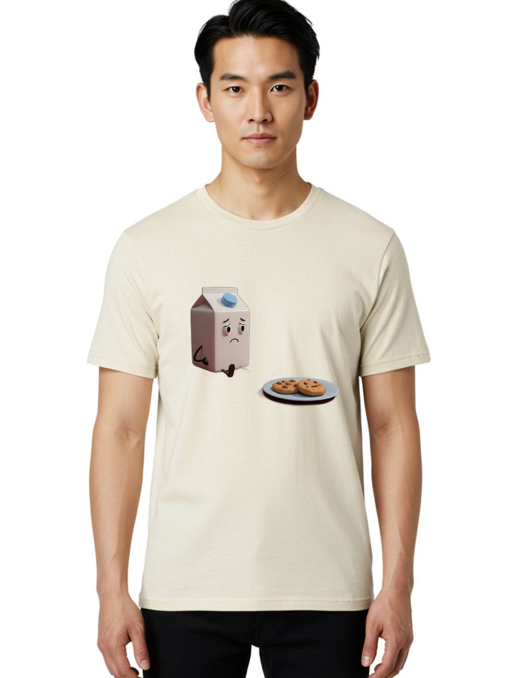Sad-Milk-7 Men'S Graphic Tee, 100% Cotton, Comfortable Casual Summer Wear, Machine Washable, Vintage Camera, Old Camera, Antique Camera, Black Camera, Classic Photography, Photography Equipment, Nostalgic Device, Film Camera, Camera Art Bai324
