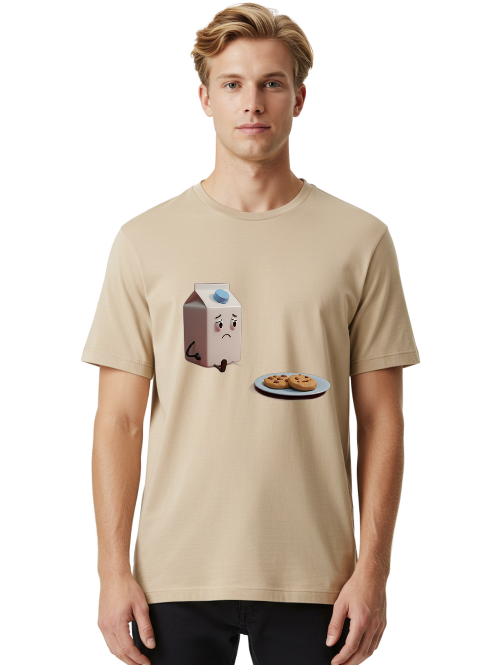 Sad-Milk-7 Men'S Graphic Tee, 100% Cotton, Comfortable Casual Summer Wear, Machine Washable, Vintage Camera, Old Camera, Antique Camera, Black Camera, Classic Photography, Photography Equipment, Nostalgic Device, Film Camera, Camera Art Bai324