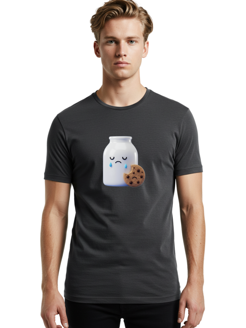 Sad-Milk-And-Cookie Men'S Graphic Tee, 100% Cotton, Comfortable Casual Summer Wear, Machine Washable, Vintage Camera, Old Camera, Antique Camera, Black Camera, Classic Photography, Photography Equipment, Nostalgic Device, Film Camera, Bai325