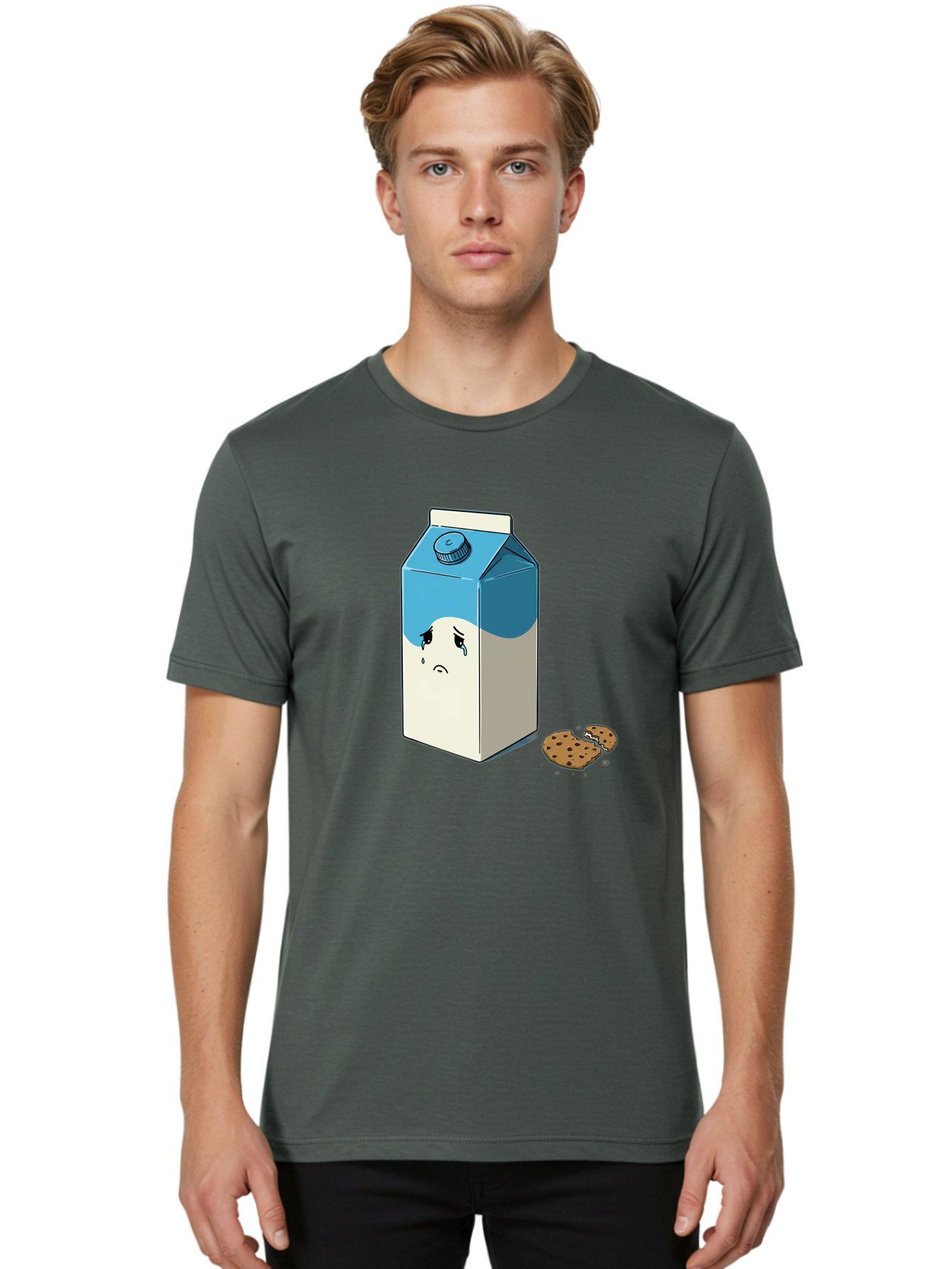 Sad-Milk-And-Cookies Men'S Graphic Tee, 100% Cotton, Comfortable Casual Summer Wear, Machine Washable, Vintage Camera, Old Camera, Antique Camera, Black Camera, Classic Photography, Photography Equipment, Nostalgic Device, Film Camera, Bai326