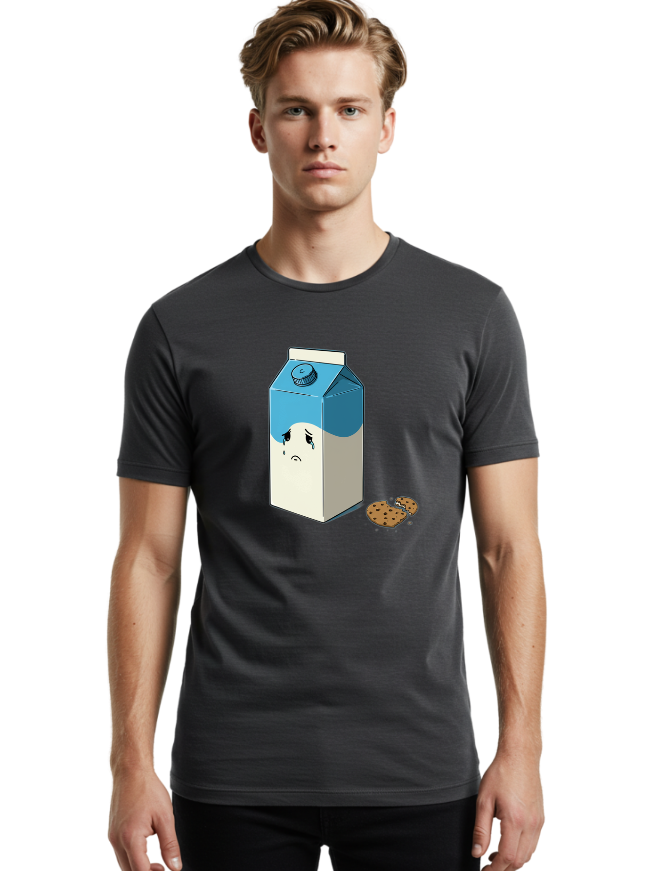 Sad-Milk-And-Cookies Men'S Graphic Tee, 100% Cotton, Comfortable Casual Summer Wear, Machine Washable, Vintage Camera, Old Camera, Antique Camera, Black Camera, Classic Photography, Photography Equipment, Nostalgic Device, Film Camera, Bai326
