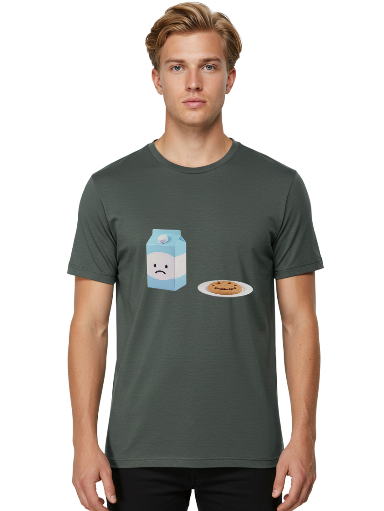 Sad-Milk-And-Happy-Cookie Men'S Graphic Tee, 100% Cotton, Comfortable Casual Summer Wear, Machine Washable, Vintage Camera, Old Camera, Antique Camera, Black Camera, Classic Photography, Photography Equipment, Nostalgic Device, Film Camera, Bai327