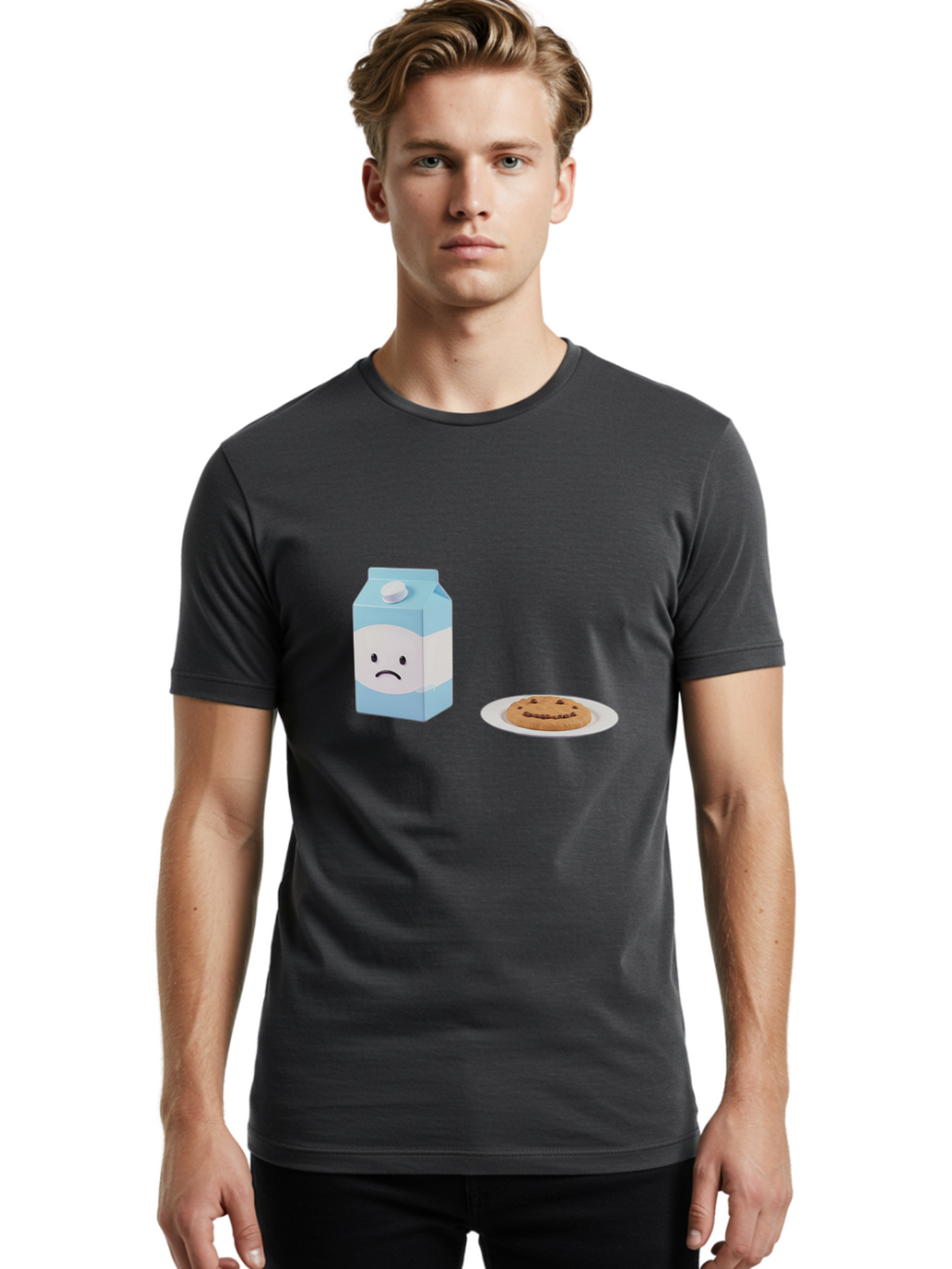 Sad-Milk-And-Happy-Cookie Men'S Graphic Tee, 100% Cotton, Comfortable Casual Summer Wear, Machine Washable, Vintage Camera, Old Camera, Antique Camera, Black Camera, Classic Photography, Photography Equipment, Nostalgic Device, Film Camera, Bai327