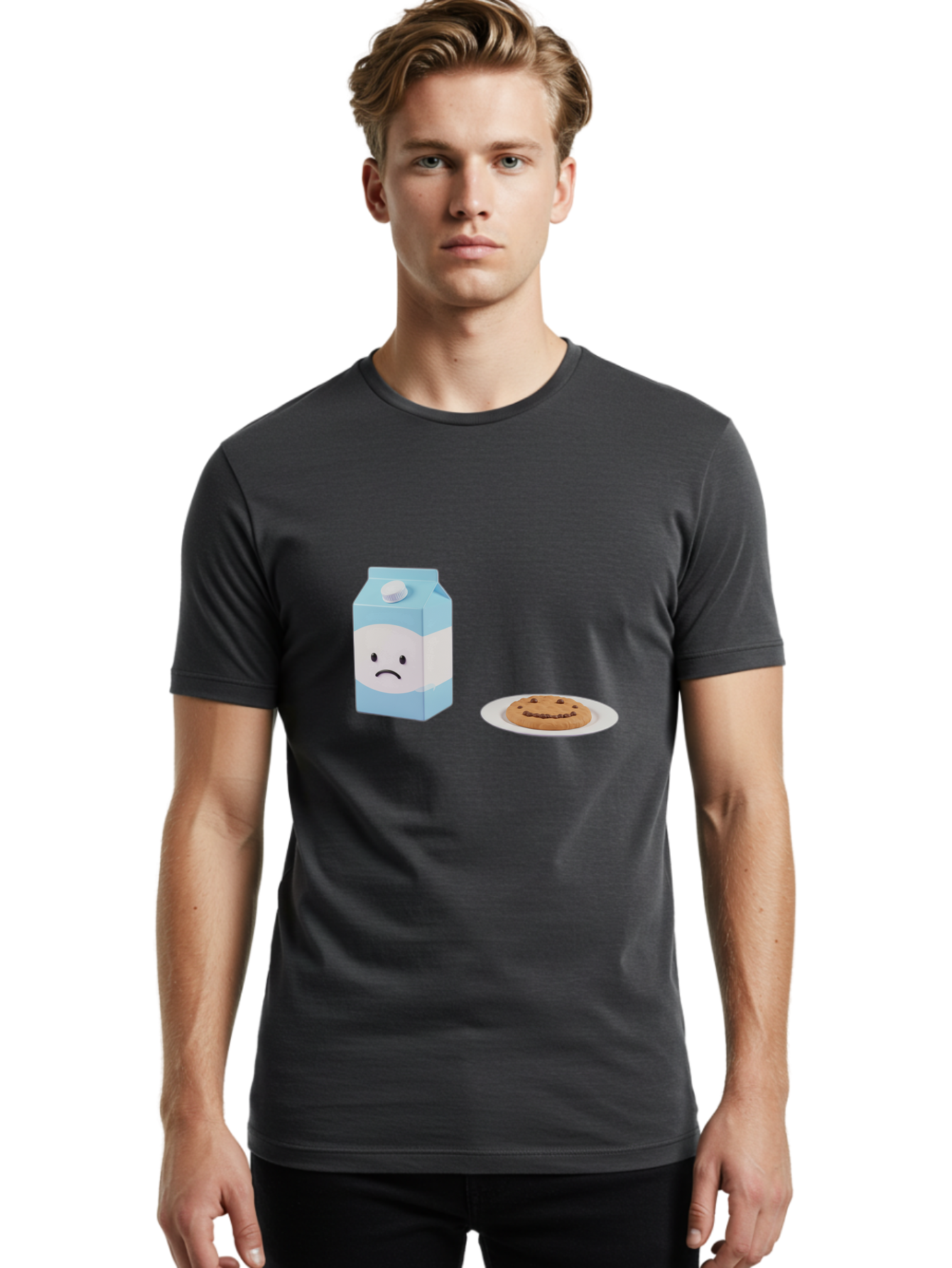 Sad-Milk-And-Happy-Cookie Men'S Graphic Tee, 100% Cotton, Comfortable Casual Summer Wear, Machine Washable, Vintage Camera, Old Camera, Antique Camera, Black Camera, Classic Photography, Photography Equipment, Nostalgic Device, Film Camera, Bai327