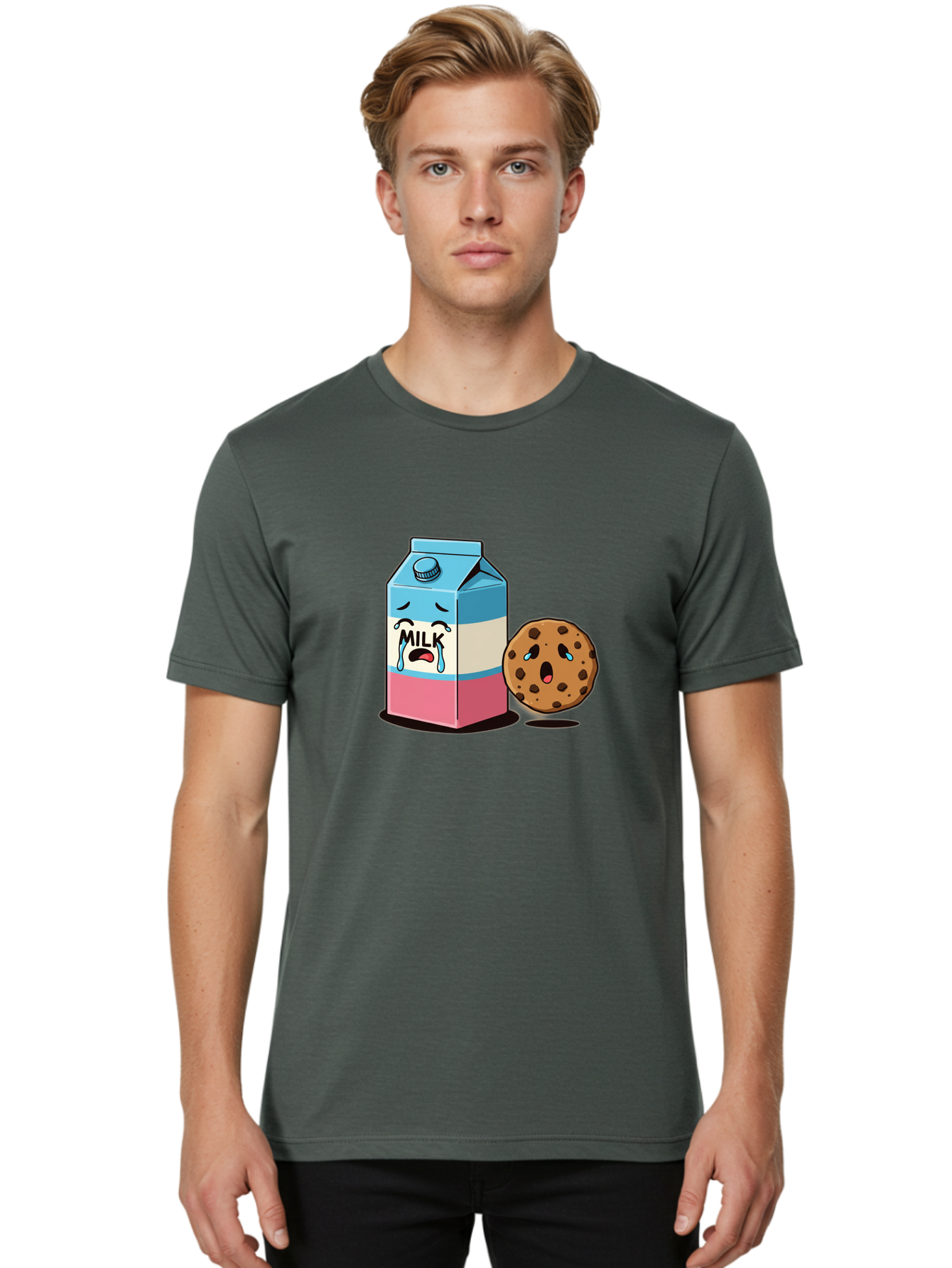 Sad-Milk-And-Shocked-Cookie Men'S Graphic Tee, 100% Cotton, Comfortable Casual Summer Wear, Machine Washable, Vintage Camera, Old Camera, Antique Camera, Black Camera, Classic Photography, Photography Equipment, Nostalgic Device, Film Camera, Bai328