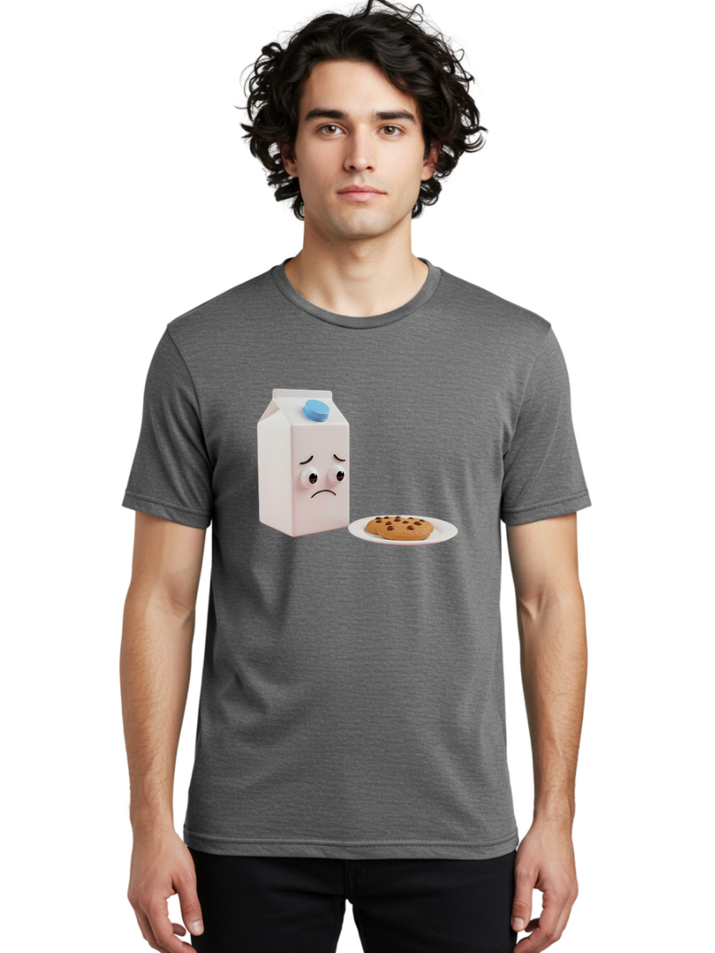 Sad-Milk-Carton-1 Men'S Graphic Tee, 100% Cotton, Comfortable Casual Summer Wear, Machine Washable, Vintage Camera, Old Camera, Antique Camera, Black Camera, Classic Photography, Photography Equipment, Nostalgic Device, Film Camera, Camera Art Bai329