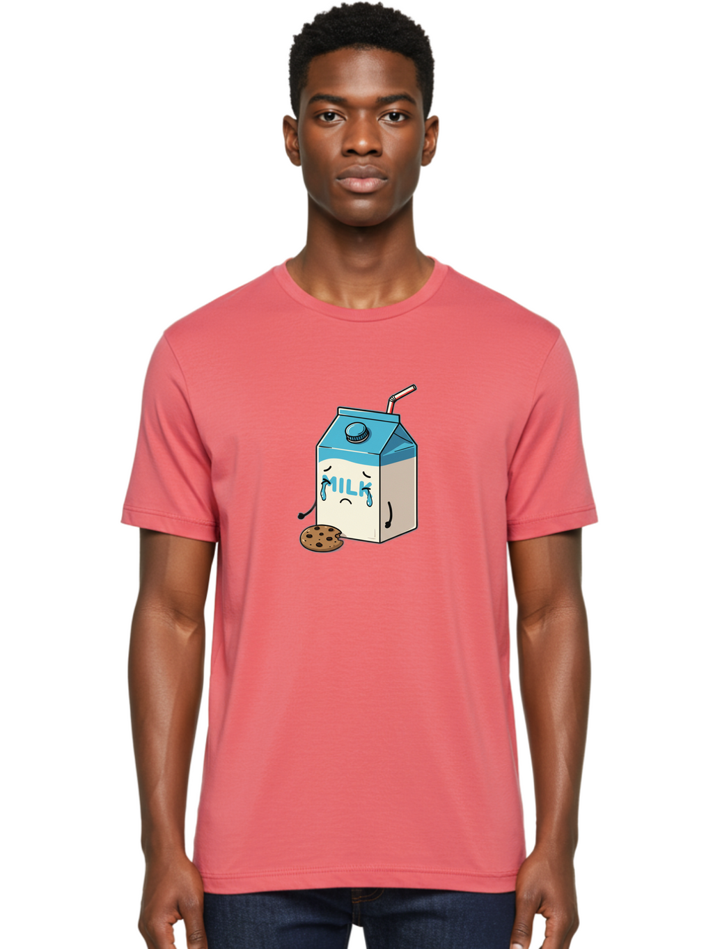 Sad-Milk-Carton-2 Men'S Graphic Tee, 100% Cotton, Comfortable Casual Summer Wear, Machine Washable, Vintage Camera, Old Camera, Antique Camera, Black Camera, Classic Photography, Photography Equipment, Nostalgic Device, Film Camera, Camera Art Bai330