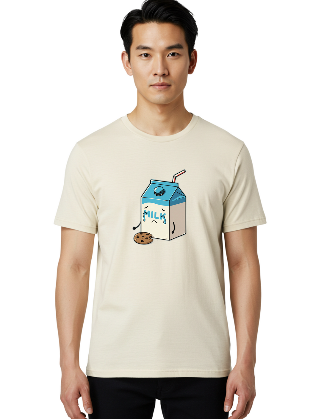 Sad-Milk-Carton-2 Men'S Graphic Tee, 100% Cotton, Comfortable Casual Summer Wear, Machine Washable, Vintage Camera, Old Camera, Antique Camera, Black Camera, Classic Photography, Photography Equipment, Nostalgic Device, Film Camera, Camera Art Bai330