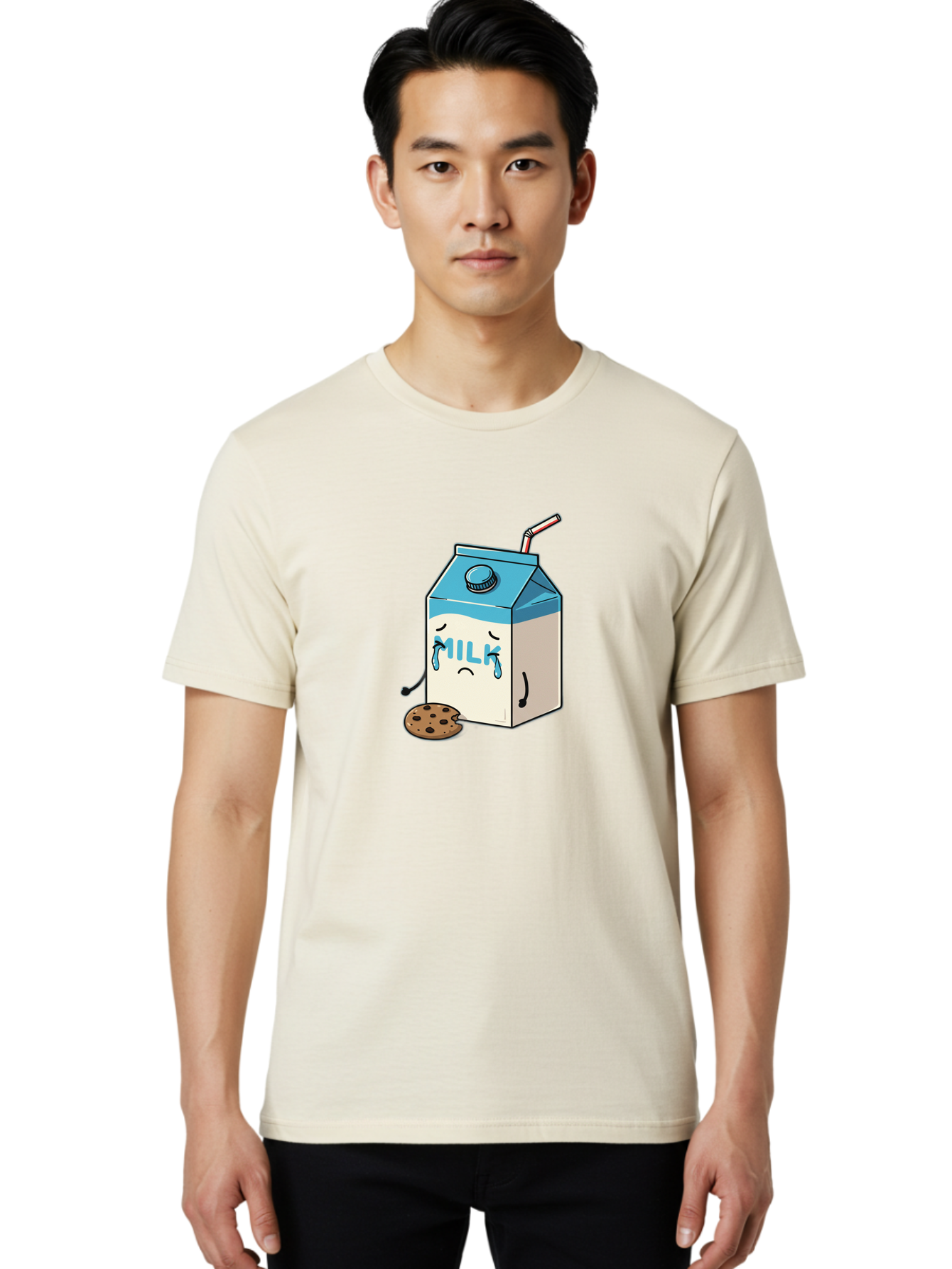 Sad-Milk-Carton-2 Men'S Graphic Tee, 100% Cotton, Comfortable Casual Summer Wear, Machine Washable, Vintage Camera, Old Camera, Antique Camera, Black Camera, Classic Photography, Photography Equipment, Nostalgic Device, Film Camera, Camera Art Bai330