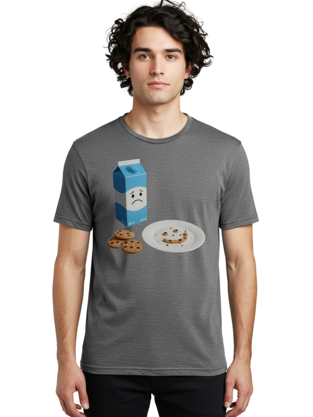 Sad-Milk-Carton-4 Men'S Graphic Tee, 100% Cotton, Comfortable Casual Summer Wear, Machine Washable, Vintage Camera, Old Camera, Antique Camera, Black Camera, Classic Photography, Photography Equipment, Nostalgic Device, Film Camera, Camera Art Bai332