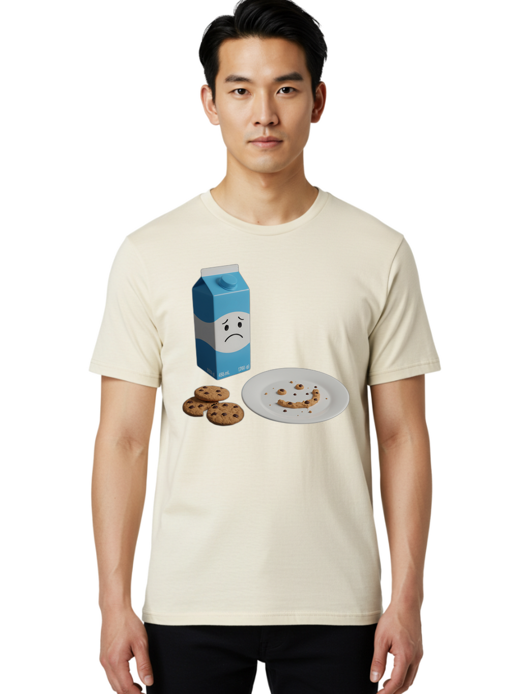 Sad-Milk-Carton-4 Men'S Graphic Tee, 100% Cotton, Comfortable Casual Summer Wear, Machine Washable, Vintage Camera, Old Camera, Antique Camera, Black Camera, Classic Photography, Photography Equipment, Nostalgic Device, Film Camera, Camera Art Bai332